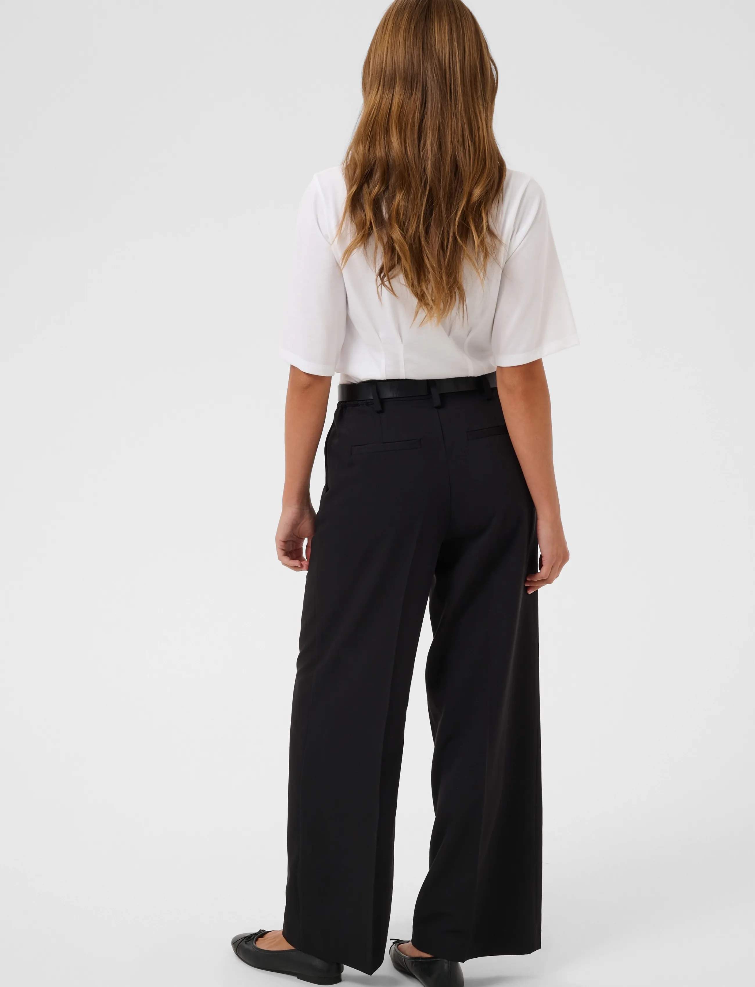 Kaffe - KAsakura Wide Pant - tailored trousers - black deep - 4