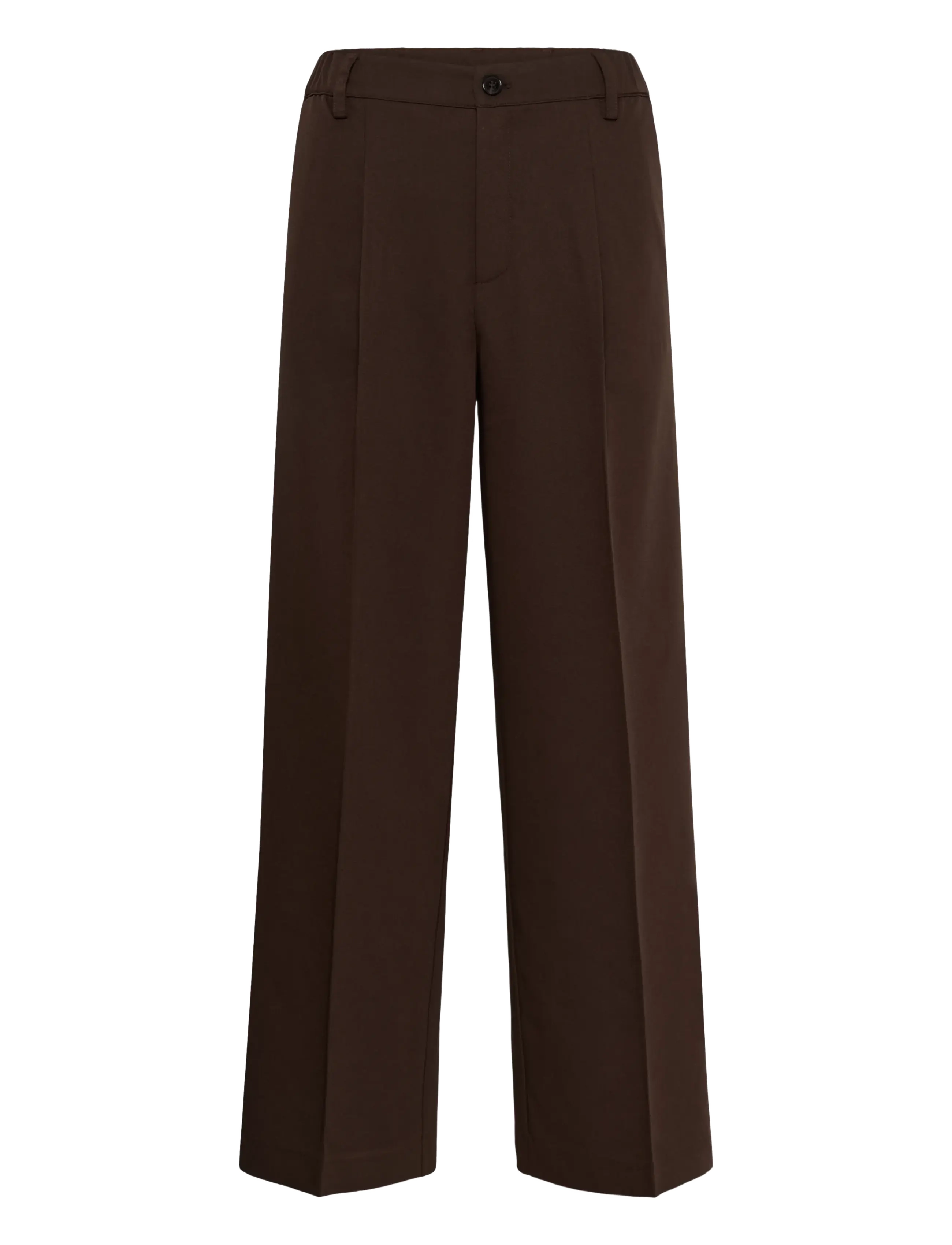 Kaffe Kasakura Wide Pant, Kvinder, Vide Bukser, Brun, Str: 44