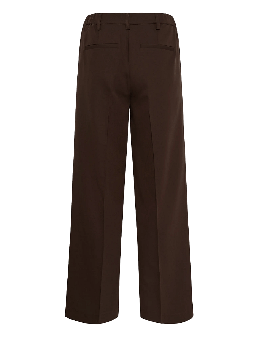 Kaffe - KAsakura Wide Pant - kostymbyxor - coffee bean - 1