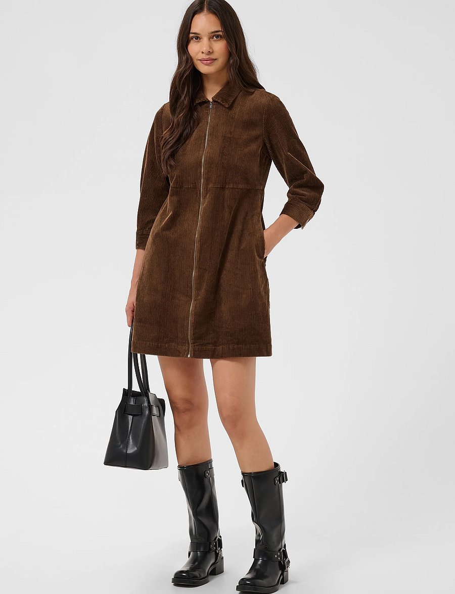 Kaffe - KAsella Corduroy Dress - kurze kleider - carafe - 3