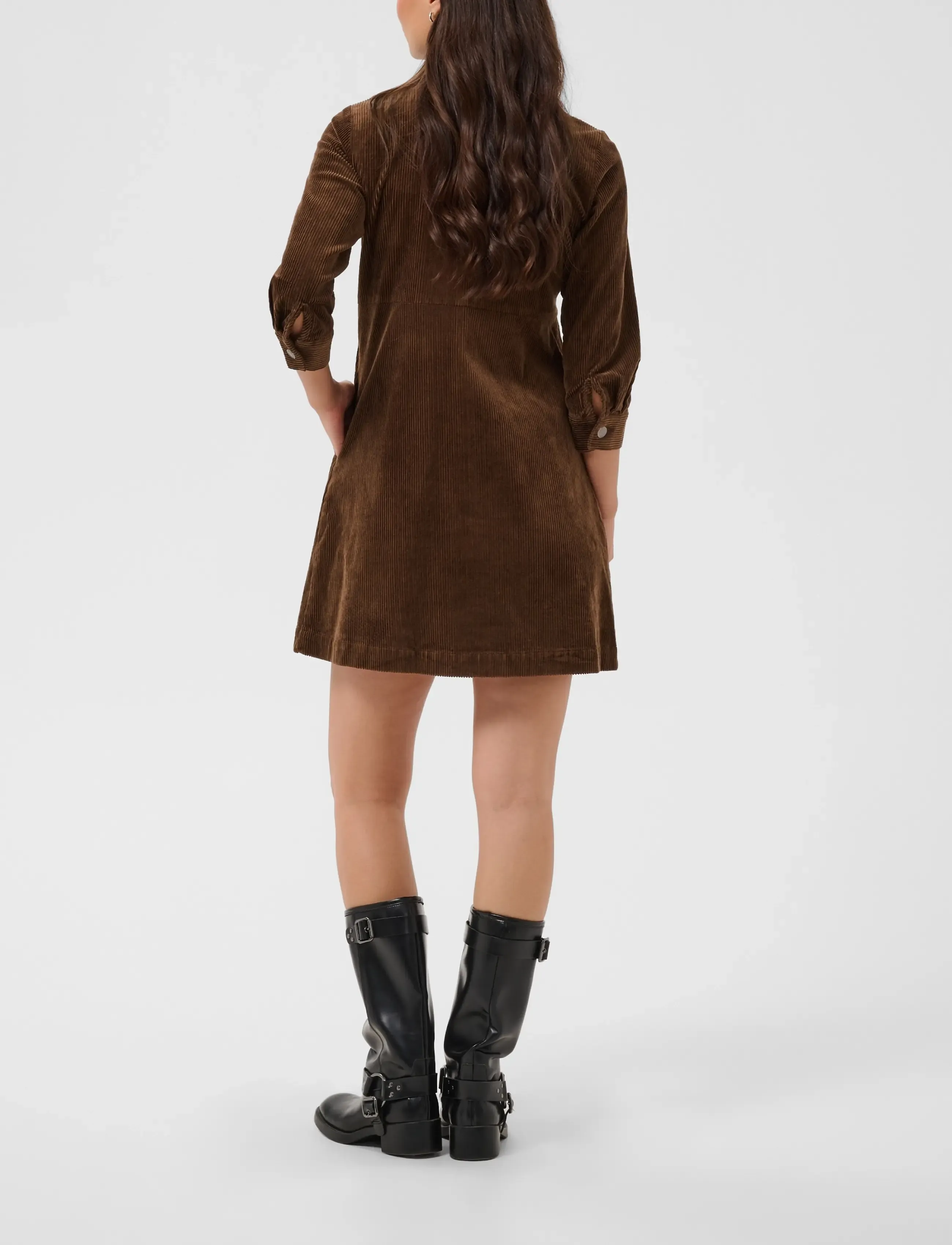 Kaffe - KAsella Corduroy Dress - kurze kleider - carafe - 4