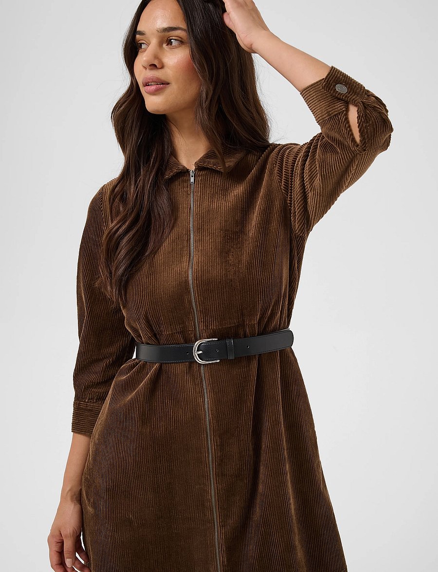 Kaffe - KAsella Corduroy Dress - kurze kleider - carafe - 5