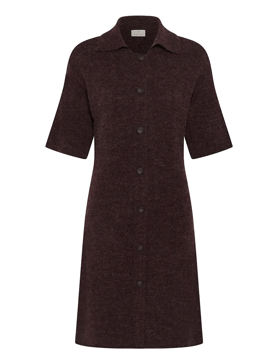 Kaffe - KAsigne Knit Dress - strickkleider - fudge melange - 0