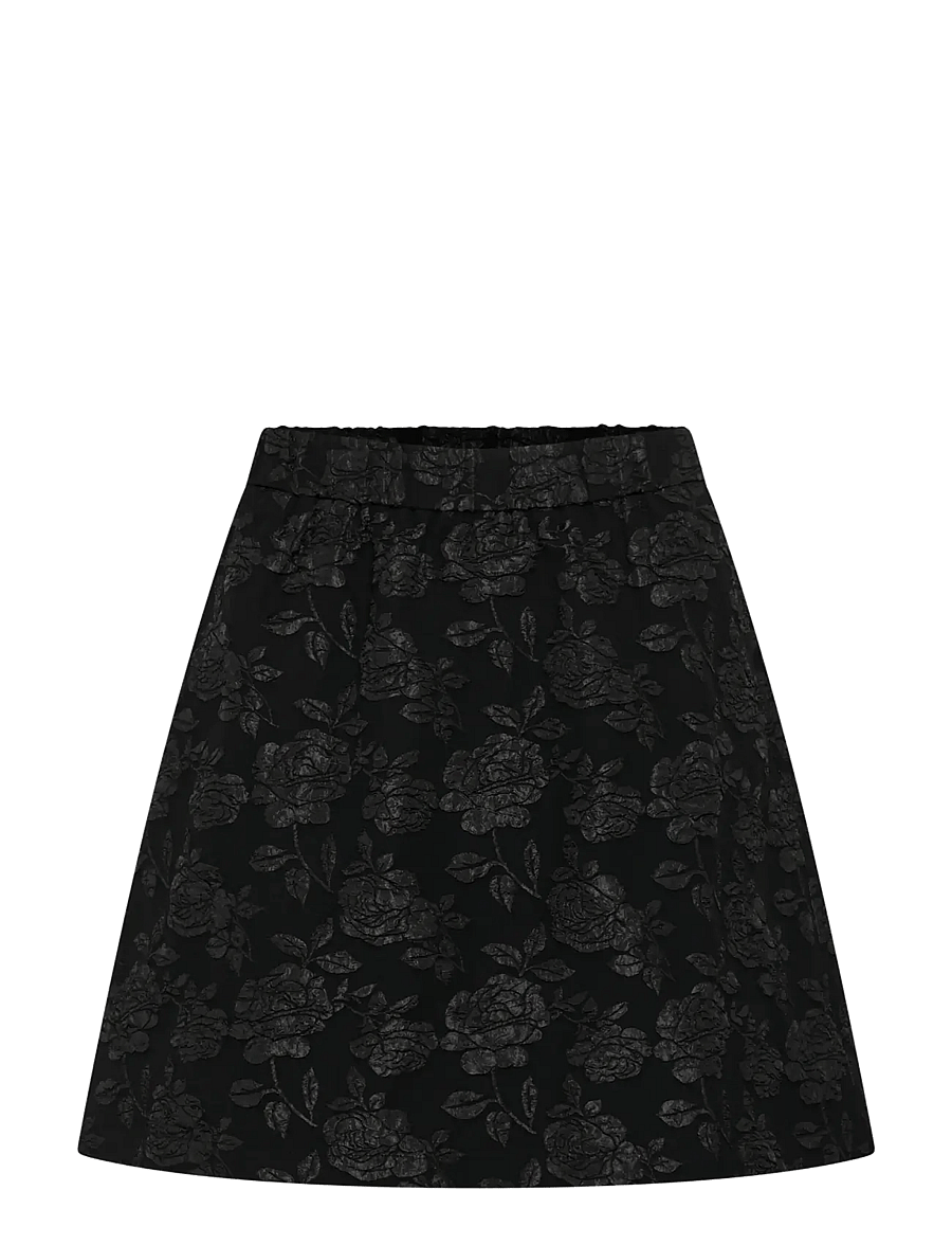 Kaffe - KAcorbina Skirt - kurze röcke - black deep - 0