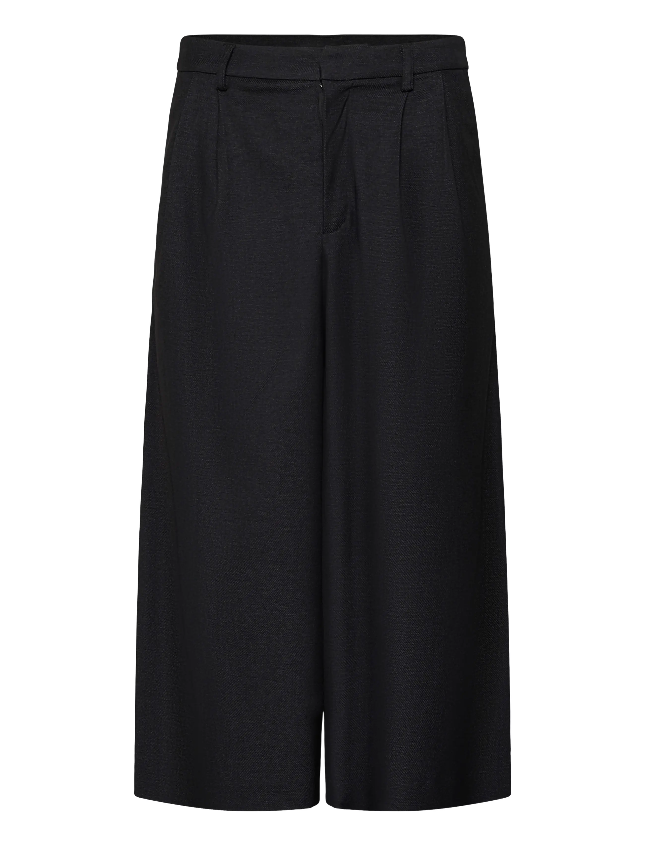 Kaffe KAgabby Culotte Pants - Kläder - DARK GREY MELANGE / grey