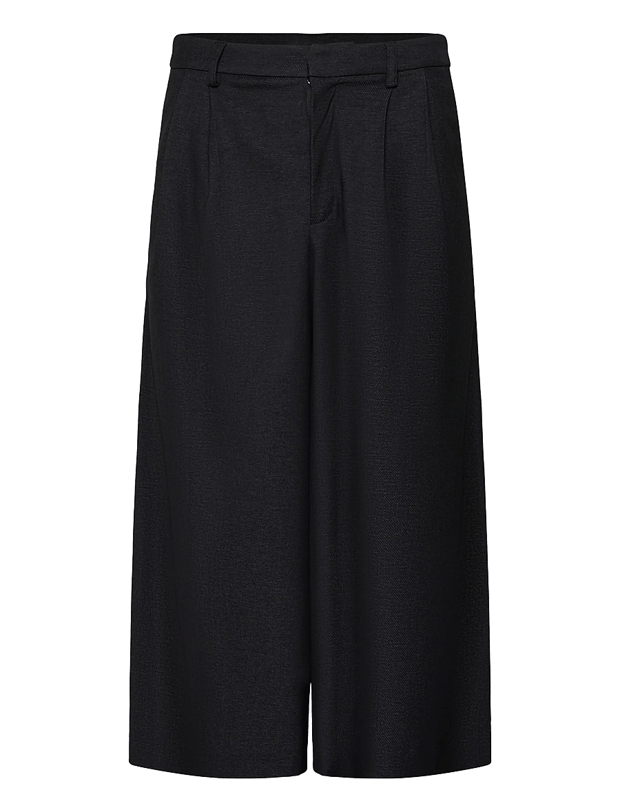Kaffe - KAgabby Culotte Pants - dark grey melange - 0