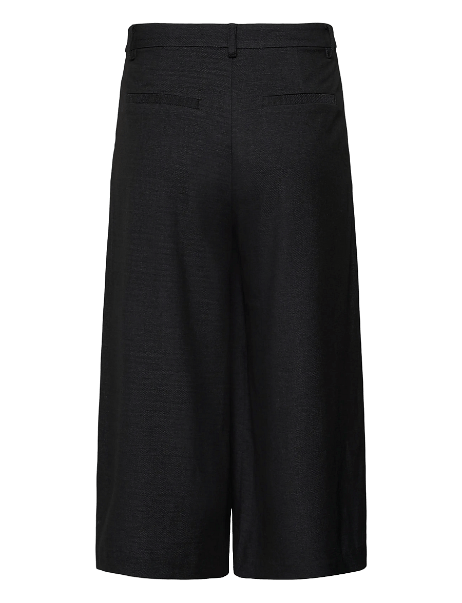 Kaffe - KAgabby Culotte Pants - dark grey melange - 1