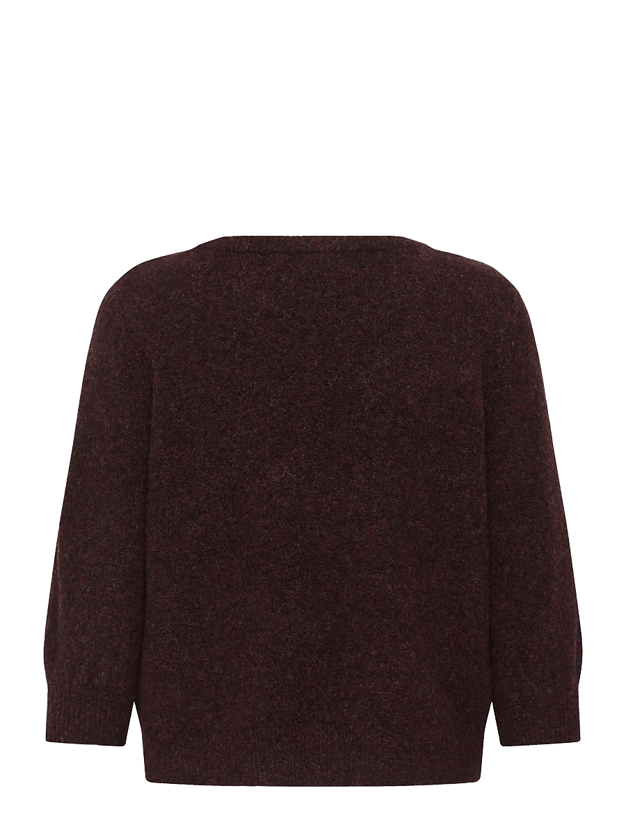 Kaffe - KAselly Pullover - stickade tröjor - fudge melange - 1
