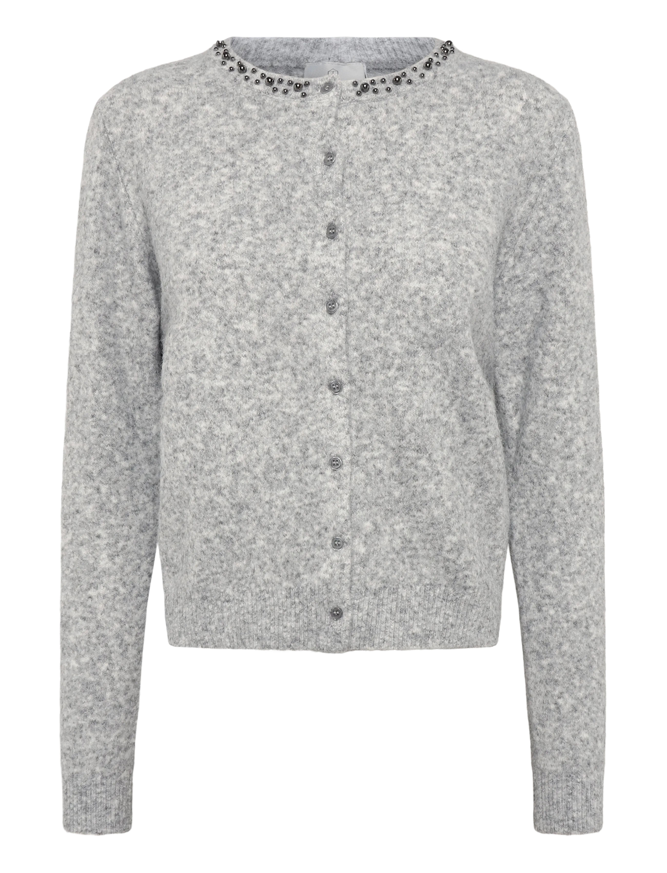 Kaffe KAselly Cardigan - Koftor - GREY MELANGE / grey
