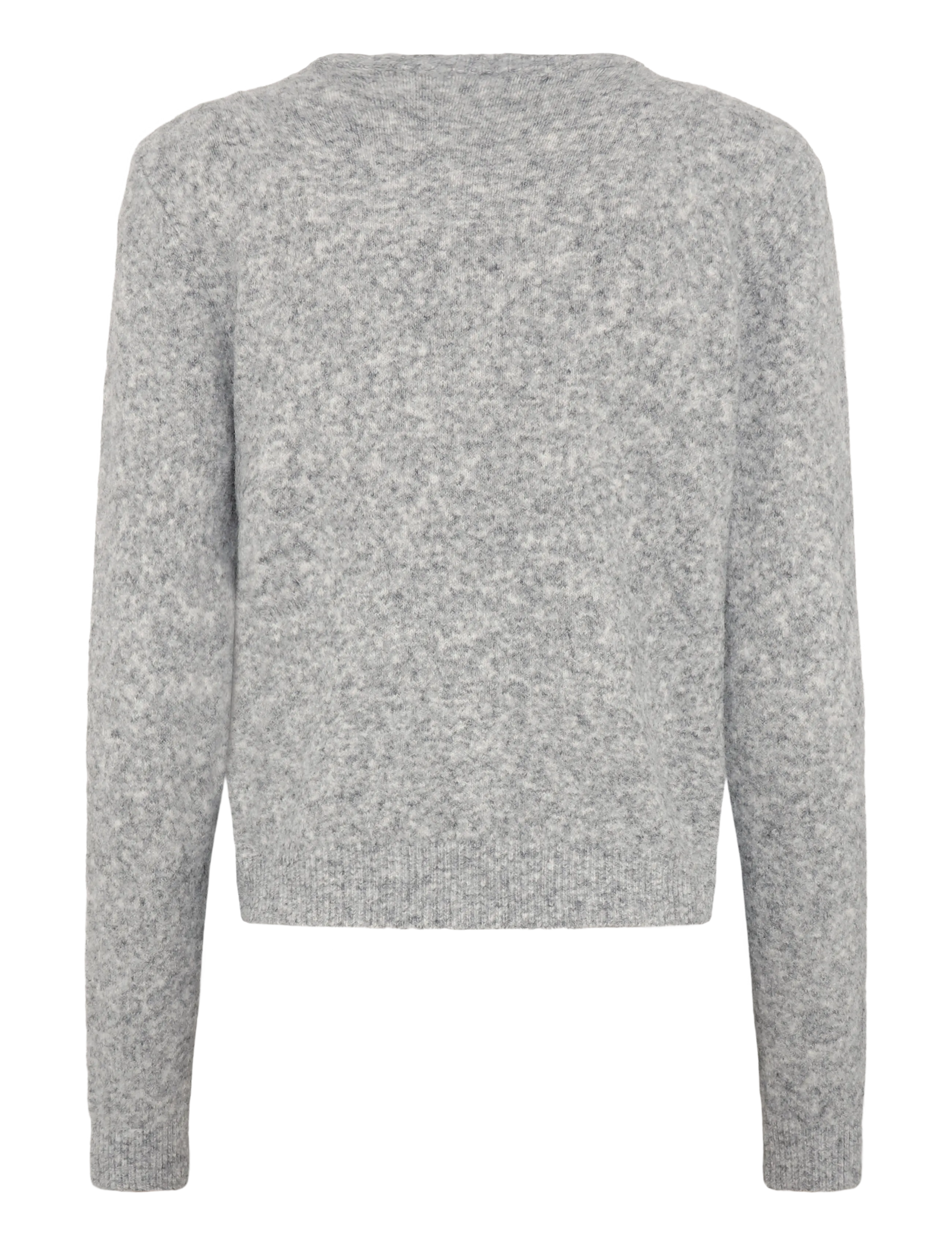 Kaffe - KAselly Cardigan - koftor - grey melange - 1
