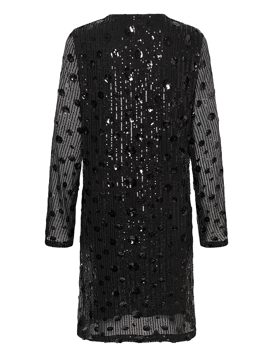 Kaffe - KAgrace Dress - paillettenkleider - black deep - 1