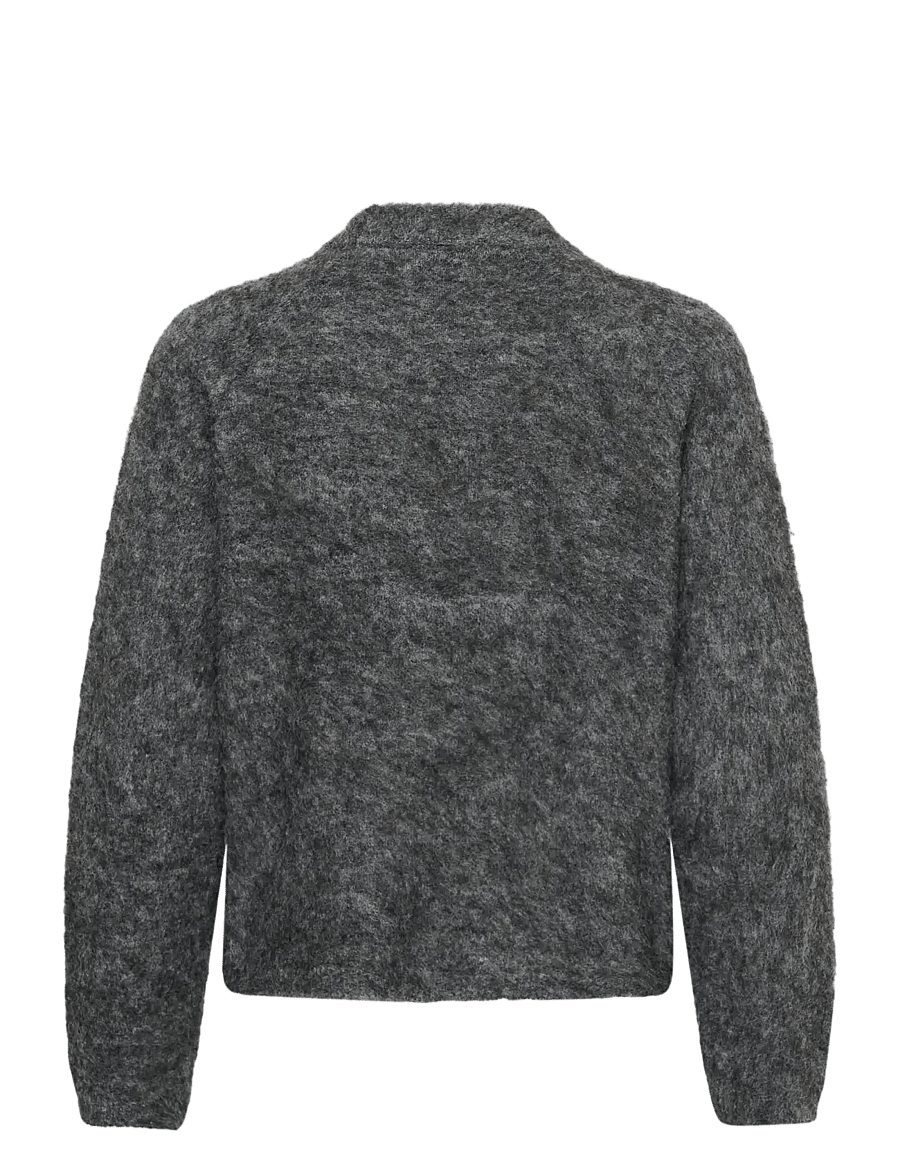 Kaffe - KAjordan Knit Pullover - pullover - dark grey melange - 1