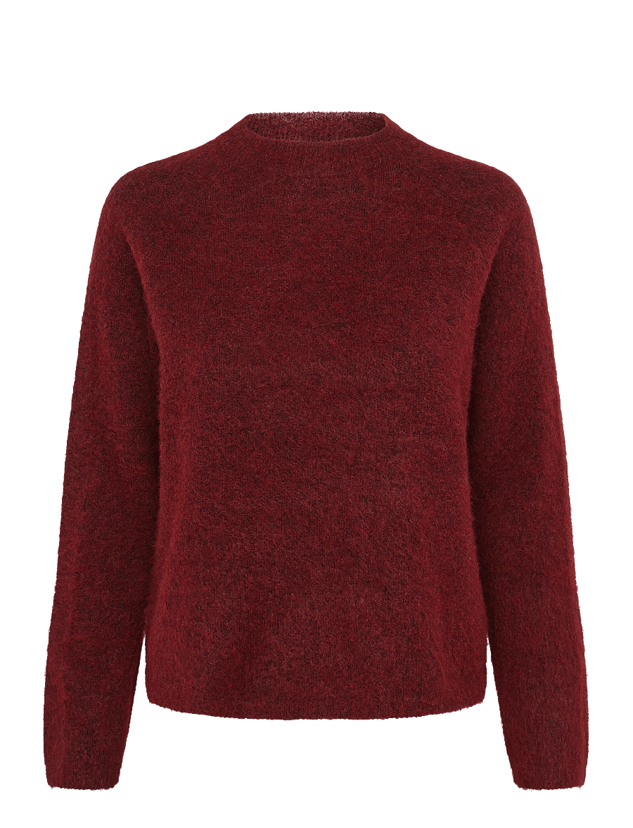 Kaffe - KAjordan Knit Pullover - pullover - port melange - 0