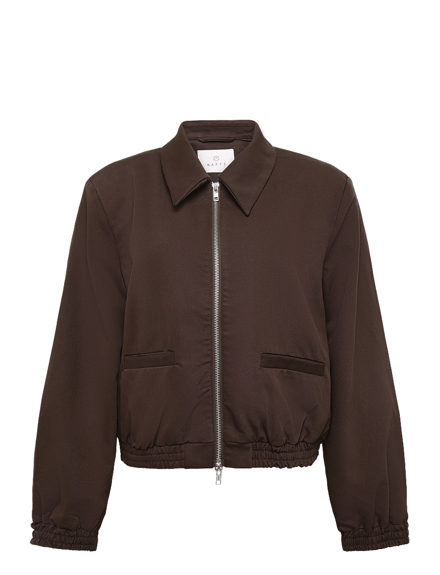 Kaffe - KAsakura Bomber Jacket - light jackets - coffee bean - 0