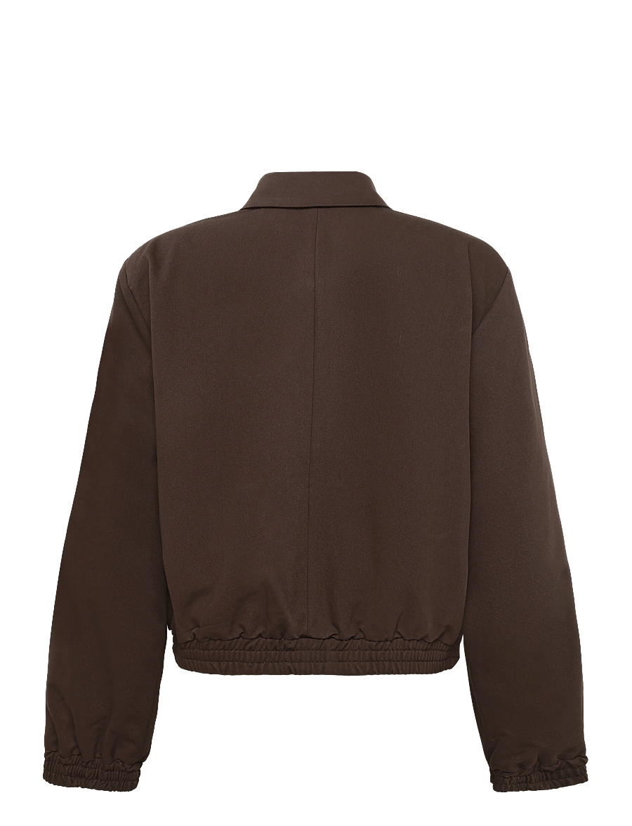 Kaffe - KAsakura Bomber Jacket - light jackets - coffee bean - 1