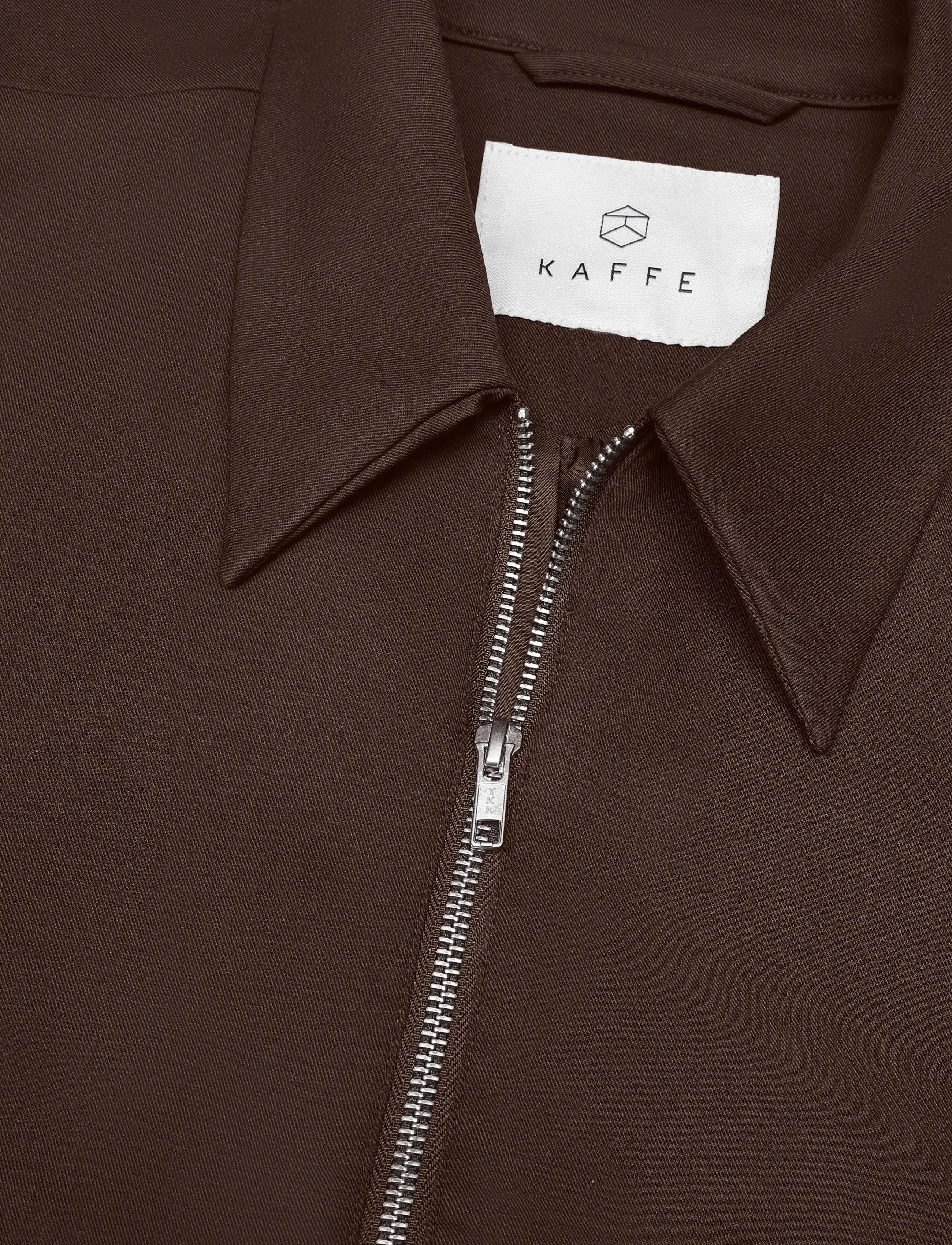 Kaffe - KAsakura Bomber Jacket - light jackets - coffee bean - 2