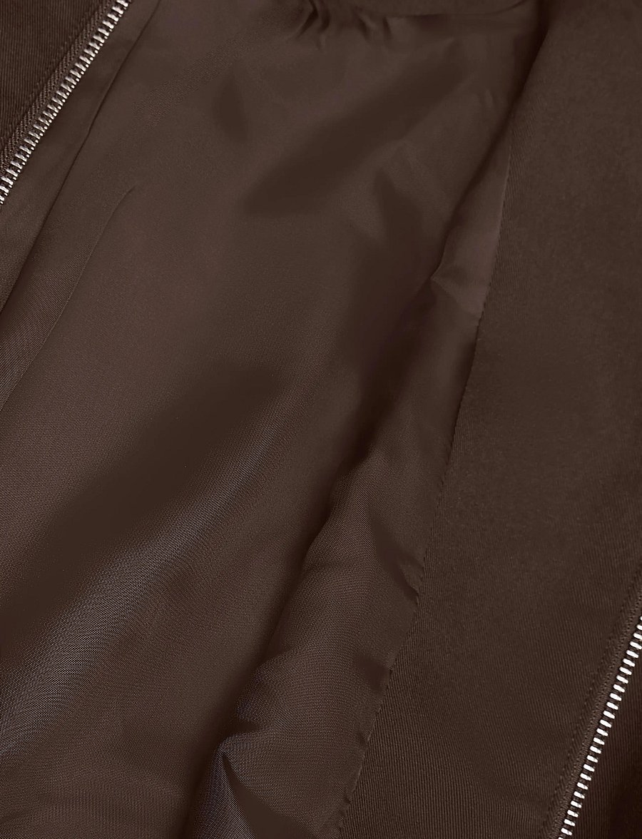 Kaffe - KAsakura Bomber Jacket - light jackets - coffee bean - 4