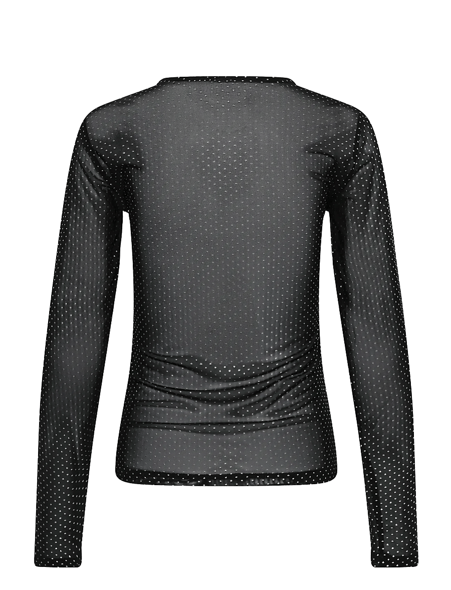 Kaffe - KAmiranda T-Shirt - langærmede toppe - black deep - 1