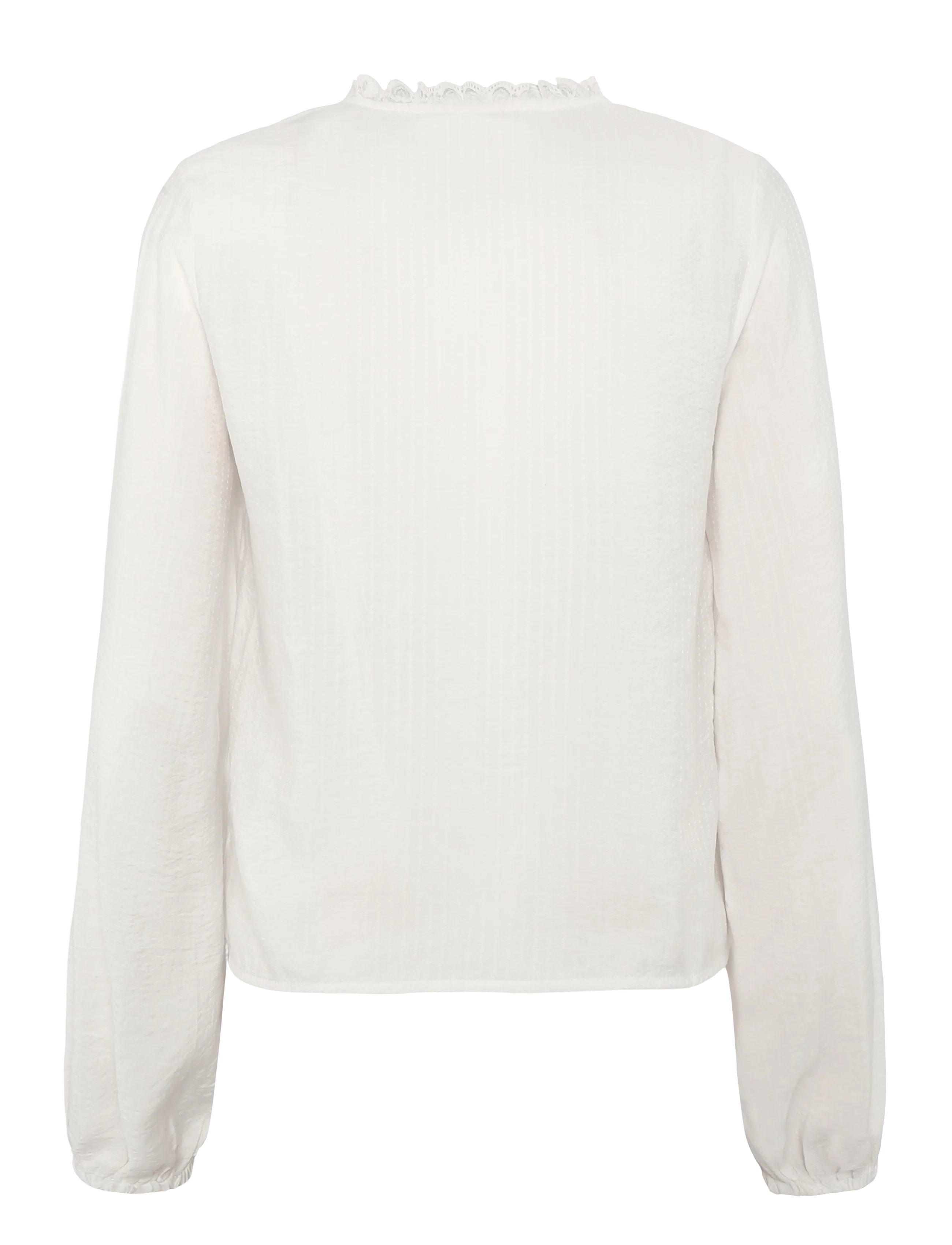 Kaffe - KAsollie blouse - långärmade blusar - chalk - 1