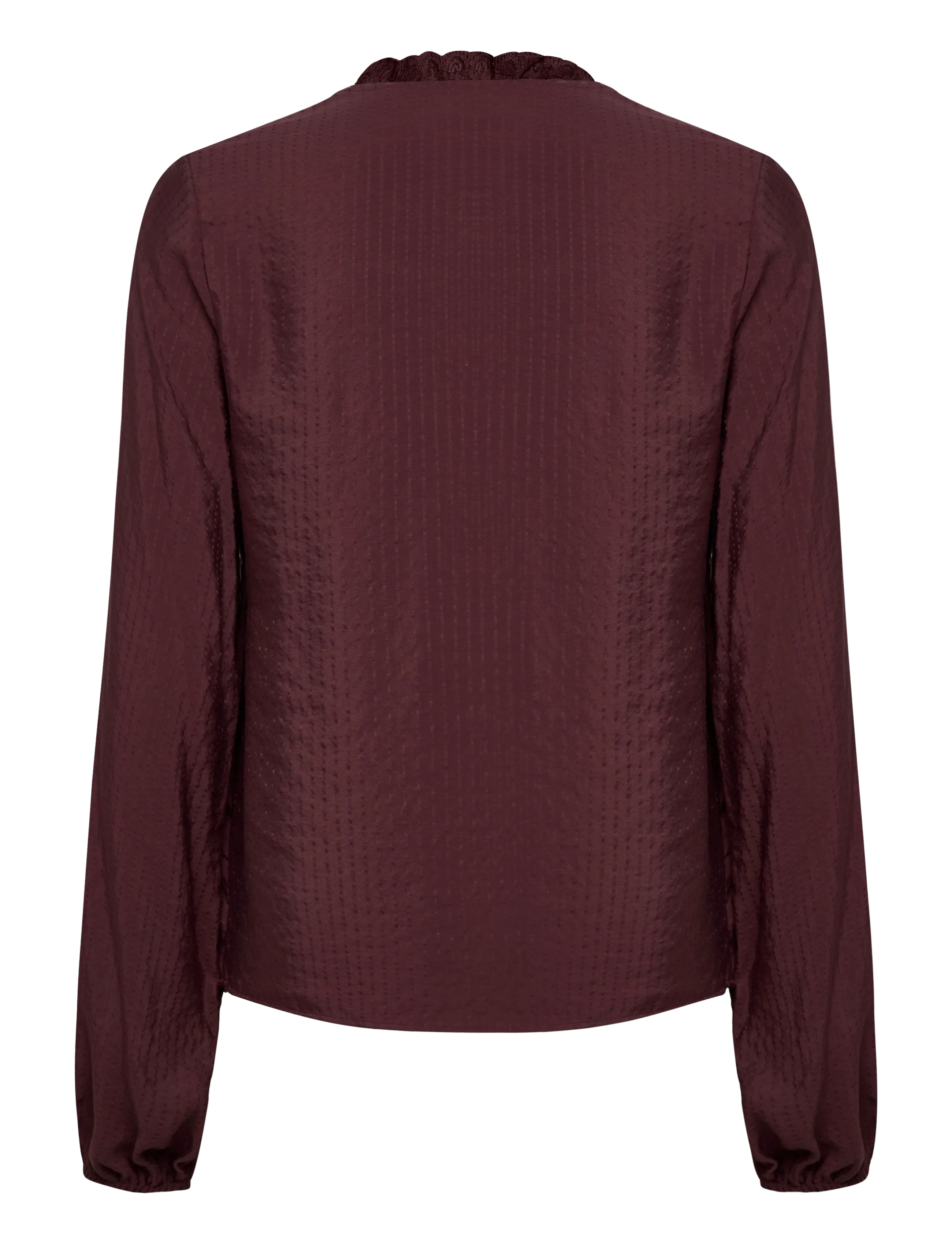 Kaffe - KAsollie blouse - pikkade varrukatega pluusid - fudge - 1