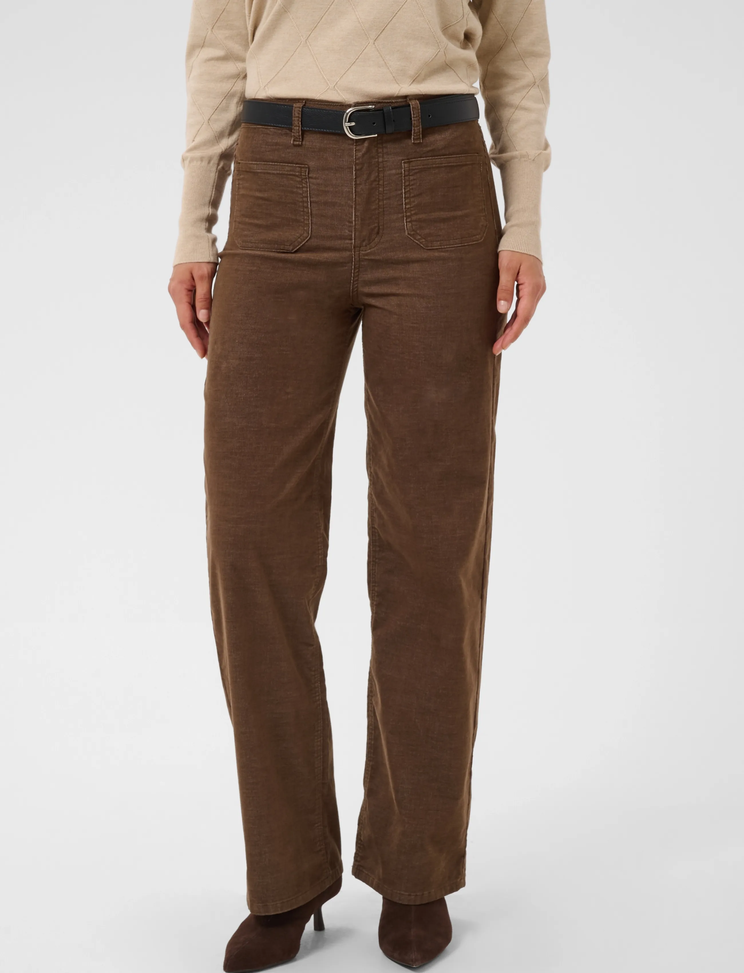 Kaffe - KAbecca Pocket Pants - bukser med lige ben - carafe - 2