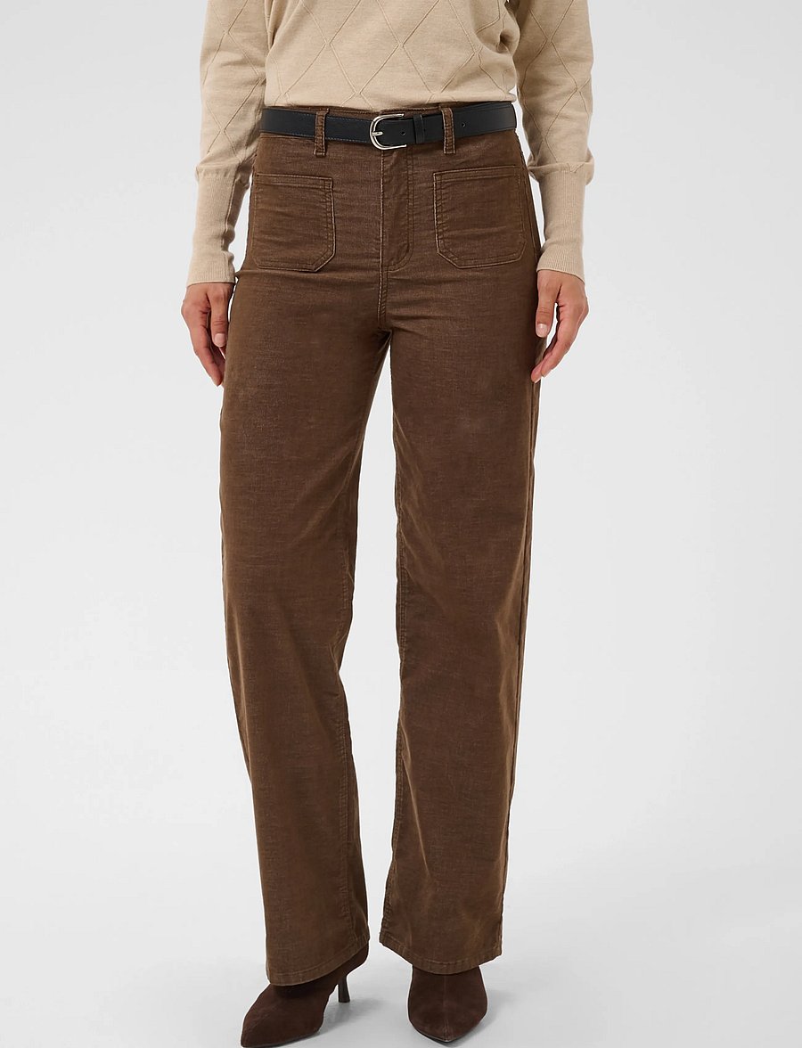 Kaffe - KAbecca Pocket Pants - bukser med lige ben - carafe - 2