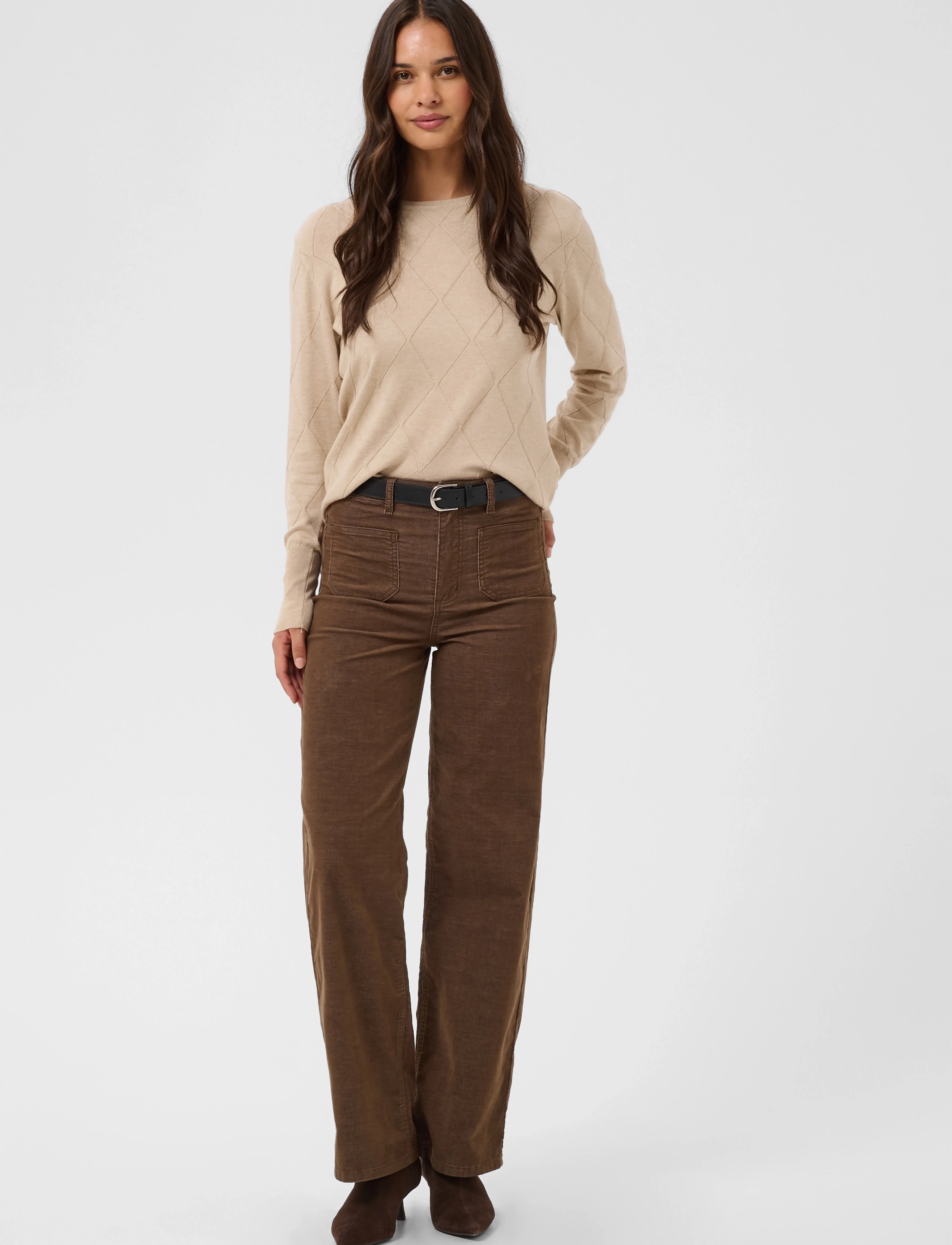 Kaffe - KAbecca Pocket Pants - bukser med lige ben - carafe - 3