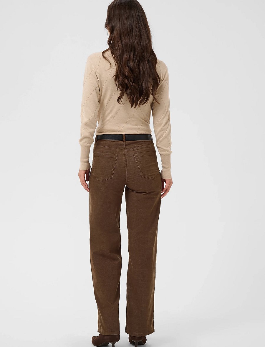Kaffe - KAbecca Pocket Pants - bukser med lige ben - carafe - 4