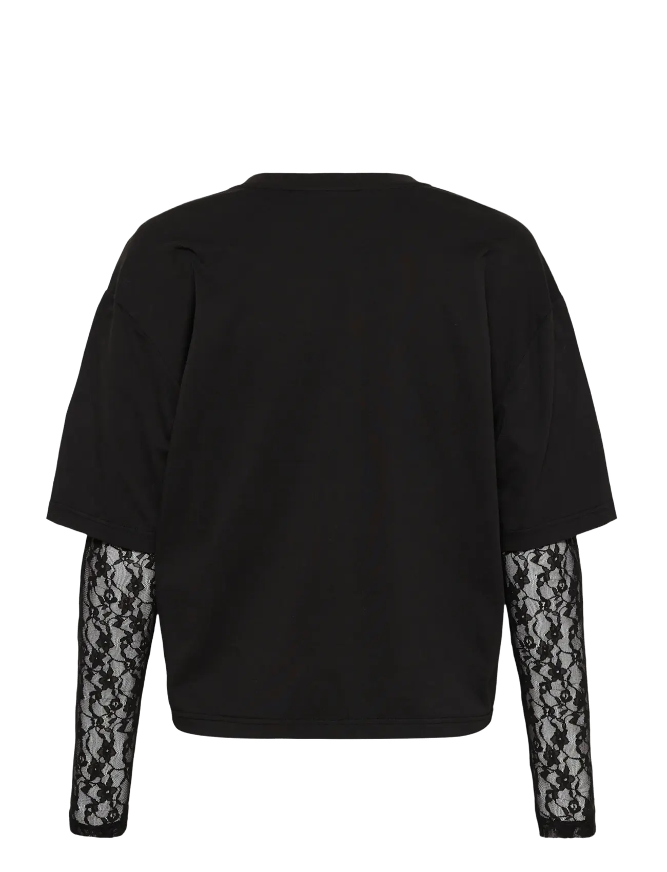 Kaffe - KAdora T-Shirt - långärmade toppar - black deep - 1