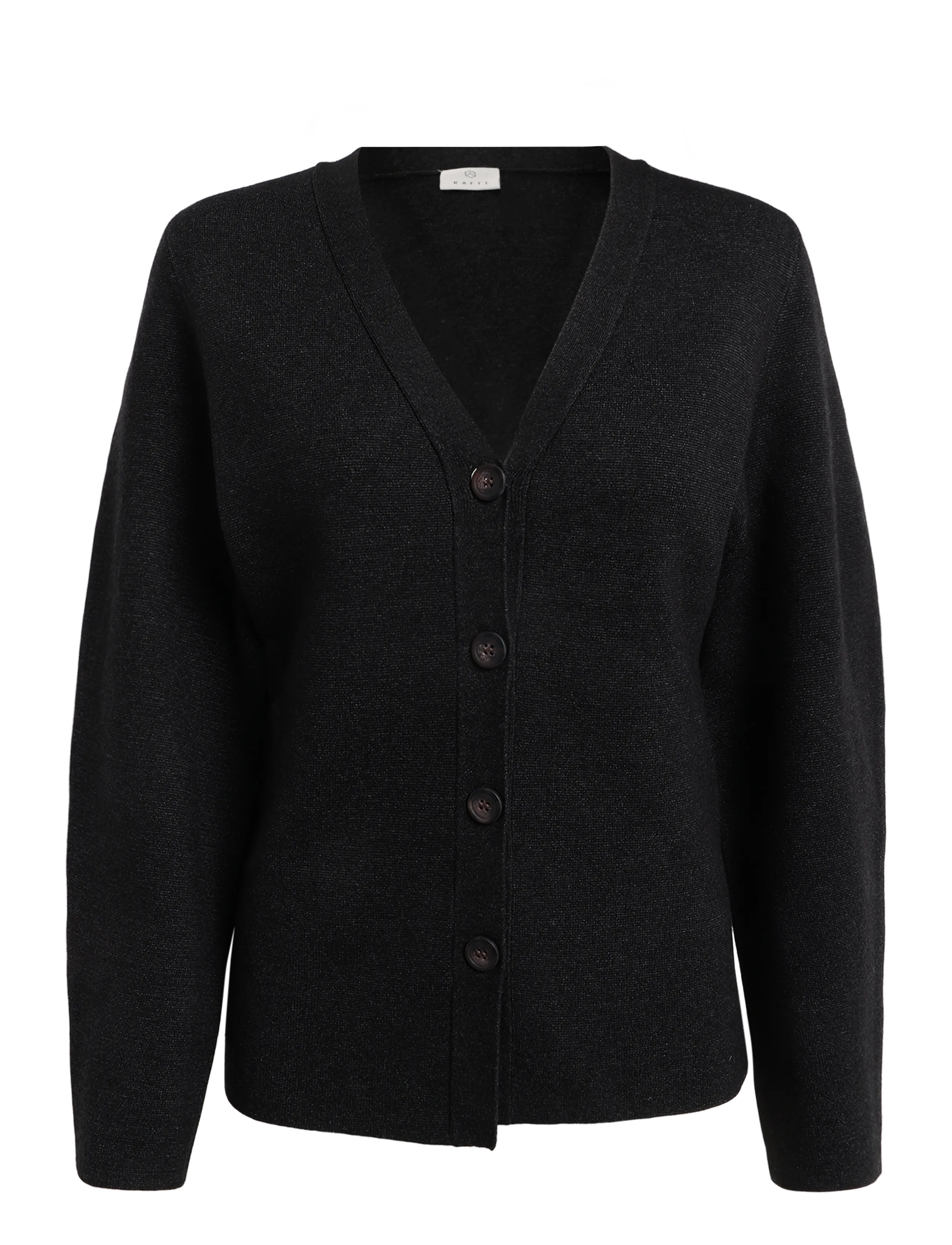 Kaffe KAloana Cardigan - Koftor - DARK GREY MELANGE / grey