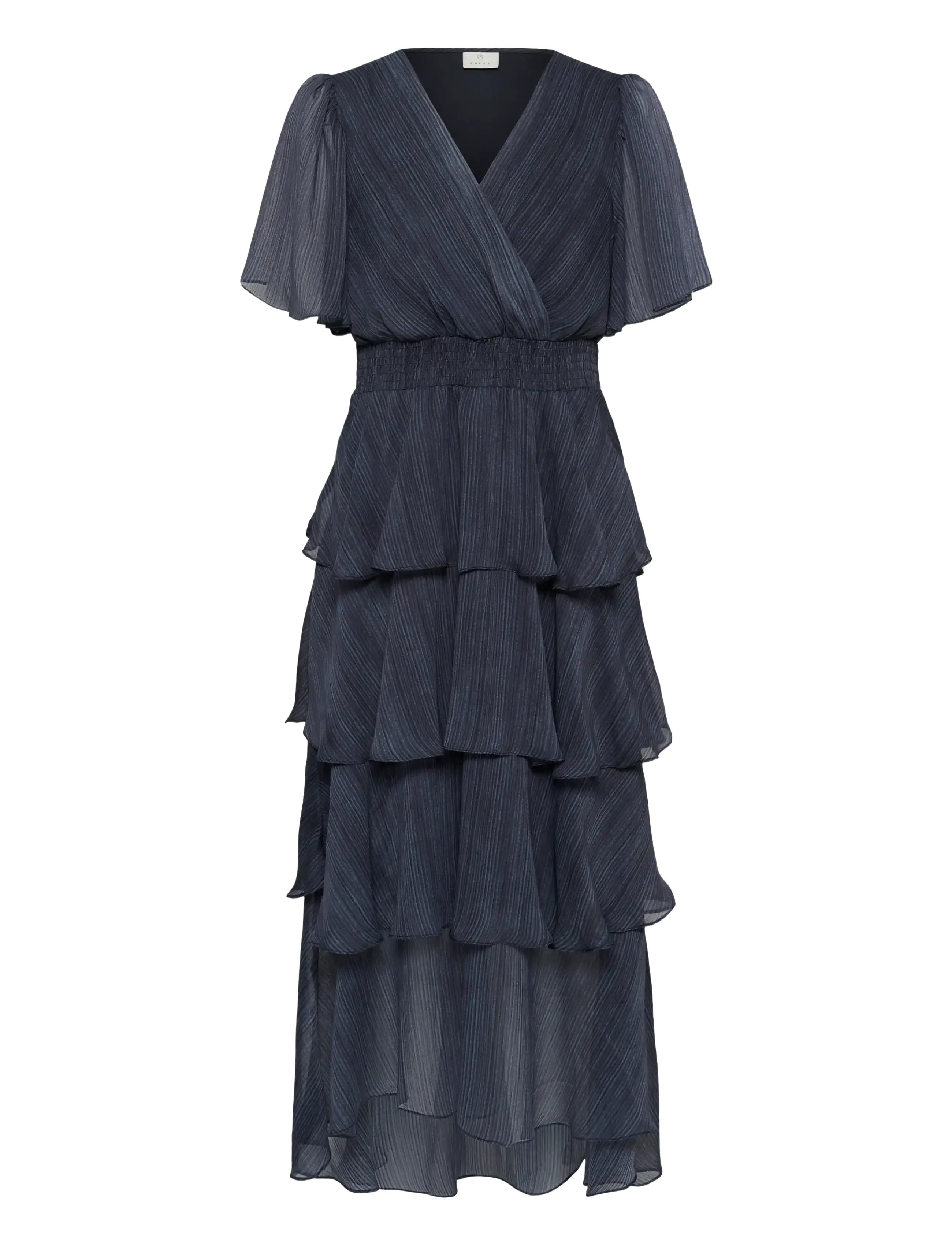 Kaffe KAlouisa Dress - Dresses - BLUE BLURRY STRIPES / navy