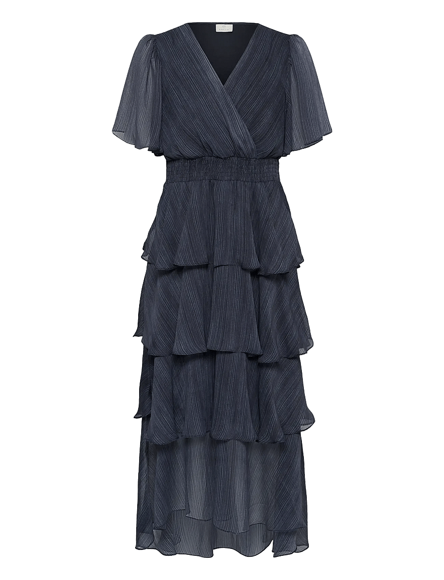 Kaffe - KAlouisa Dress - evening dresses - blue blurry stripes - 0