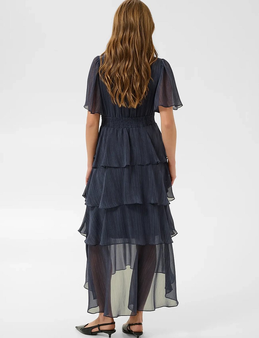 Kaffe - KAlouisa Dress - evening dresses - blue blurry stripes - 3