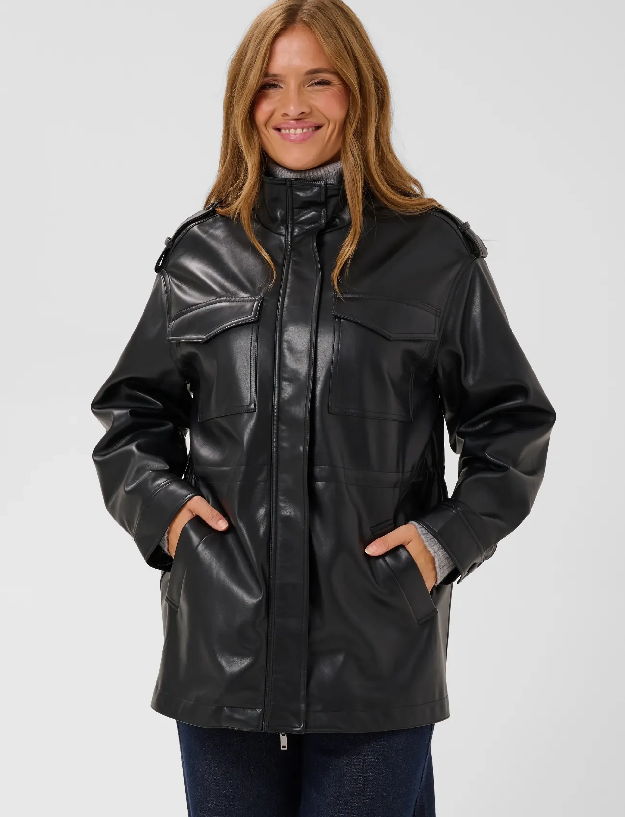 Kaffe - KAlorina Jacket - Üleriided - black deep - 2