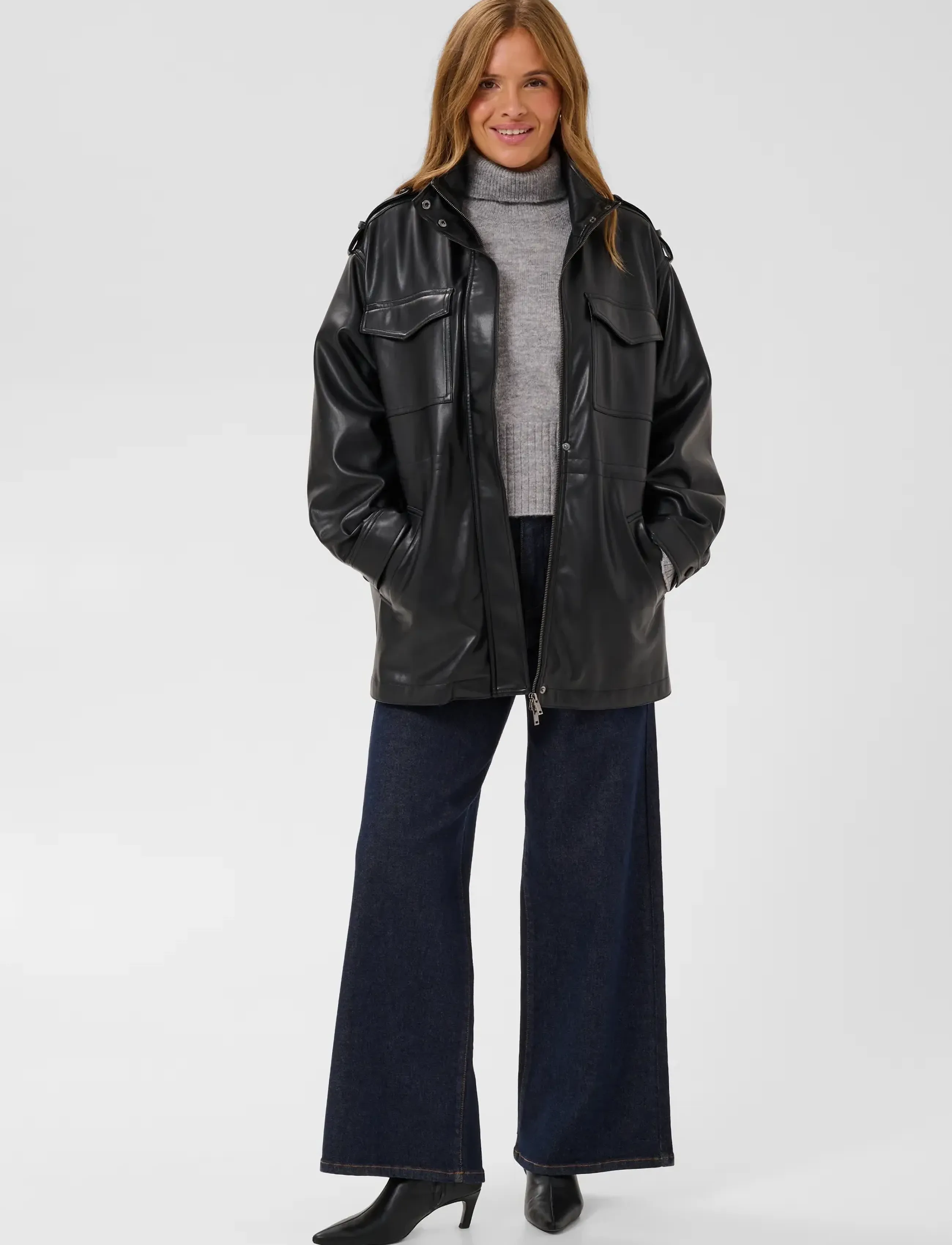 Kaffe - KAlorina Jacket - Üleriided - black deep - 3