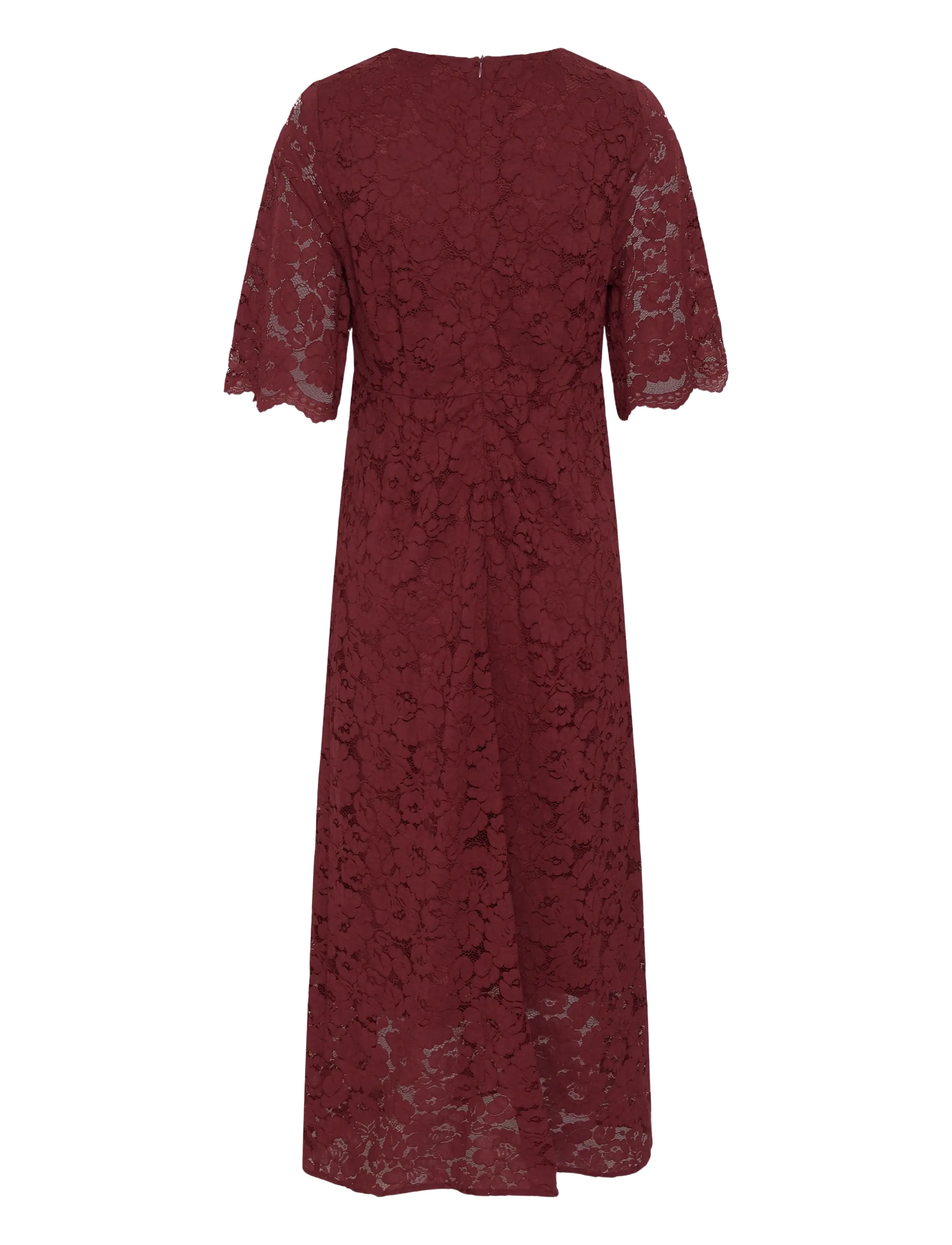 Kaffe - KAsita Dress - lace dresses - port - 2