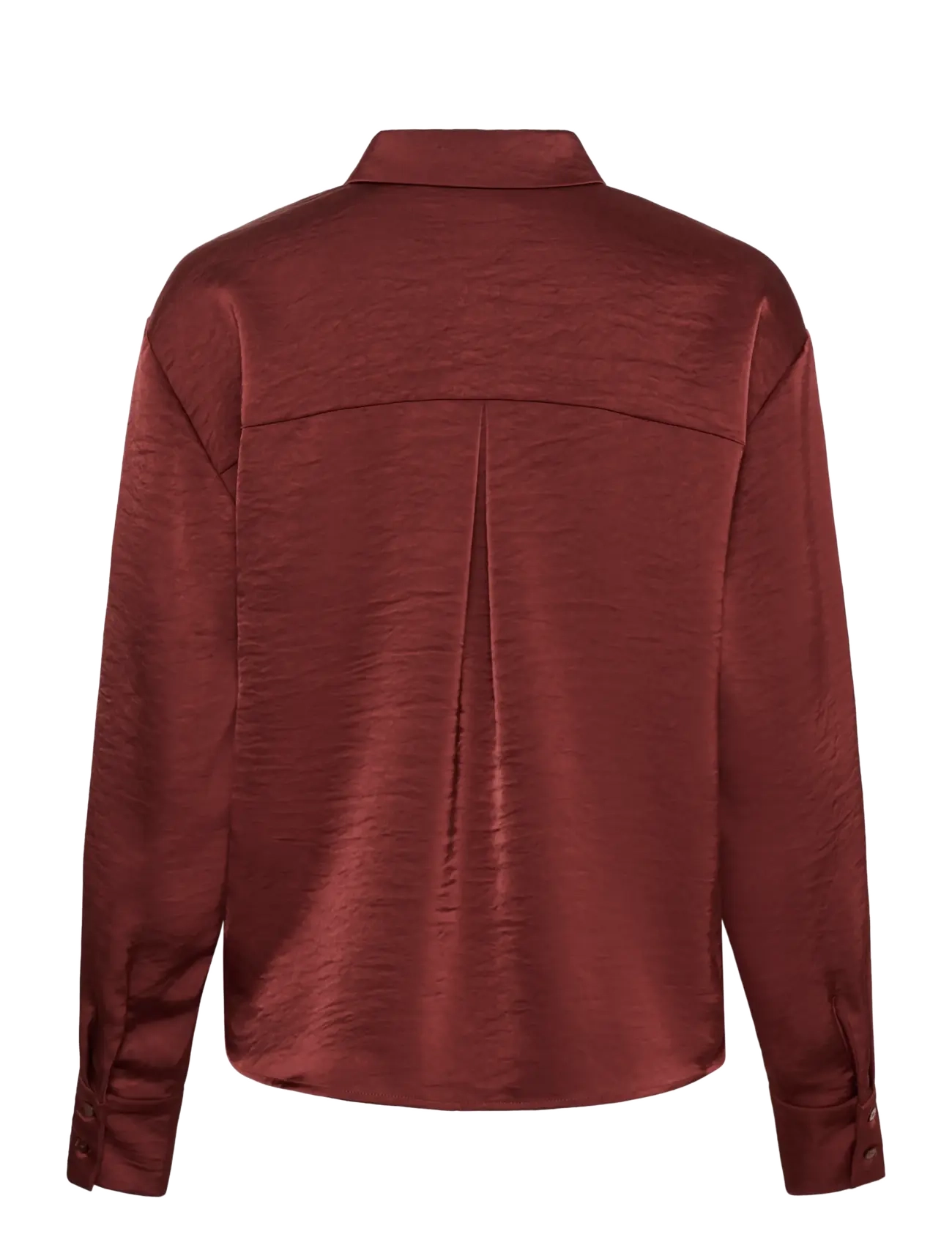 Kaffe - KArory Cropped Shirt - port - 1