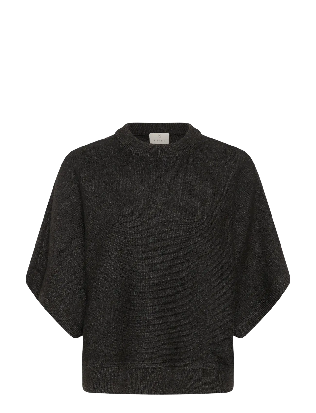 Kaffe KAbarbara Wing SL Pullover - Kaffe - DARK GREY MELANGE / grey