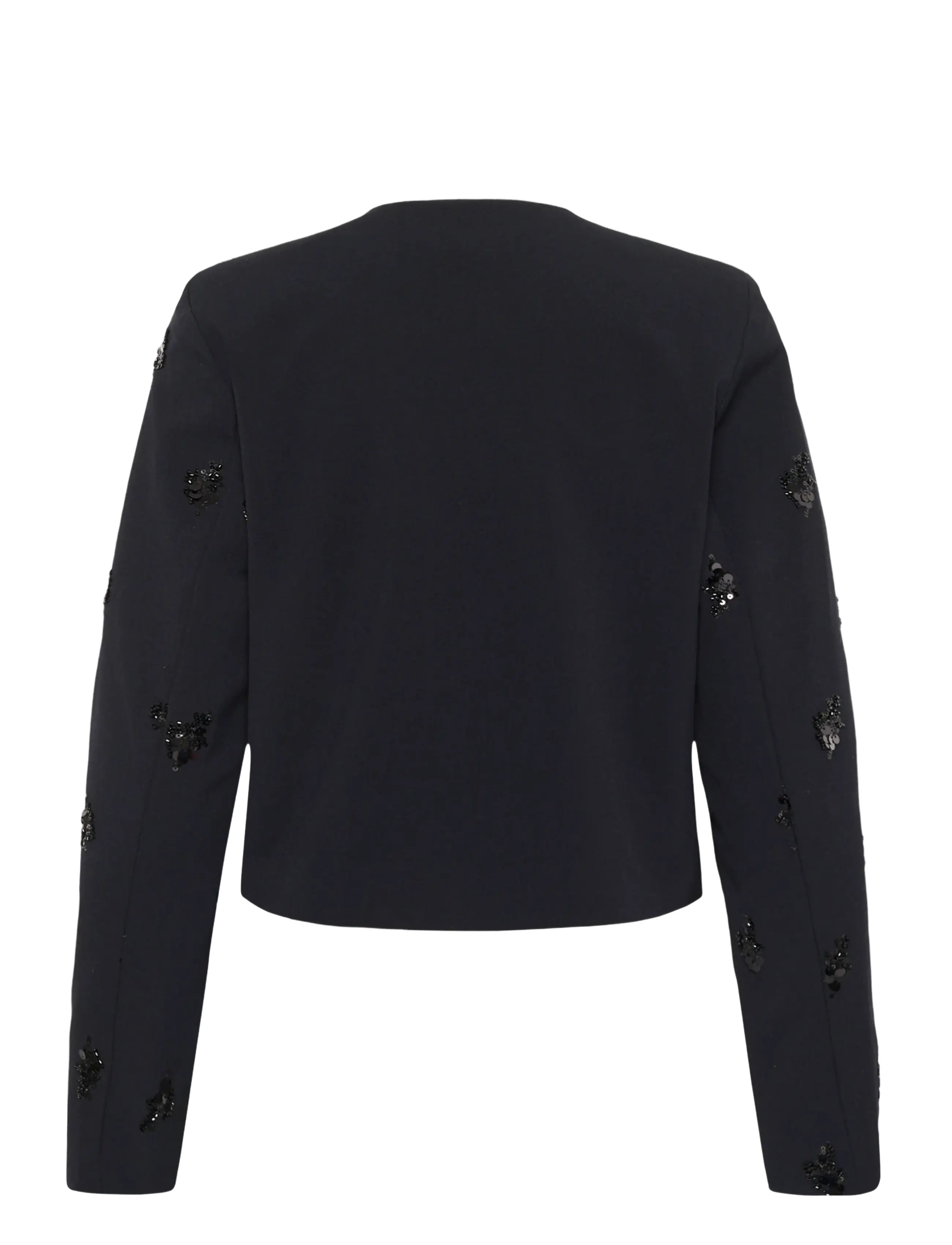 Kaffe - KAvally cropped blouse - black deep - 1