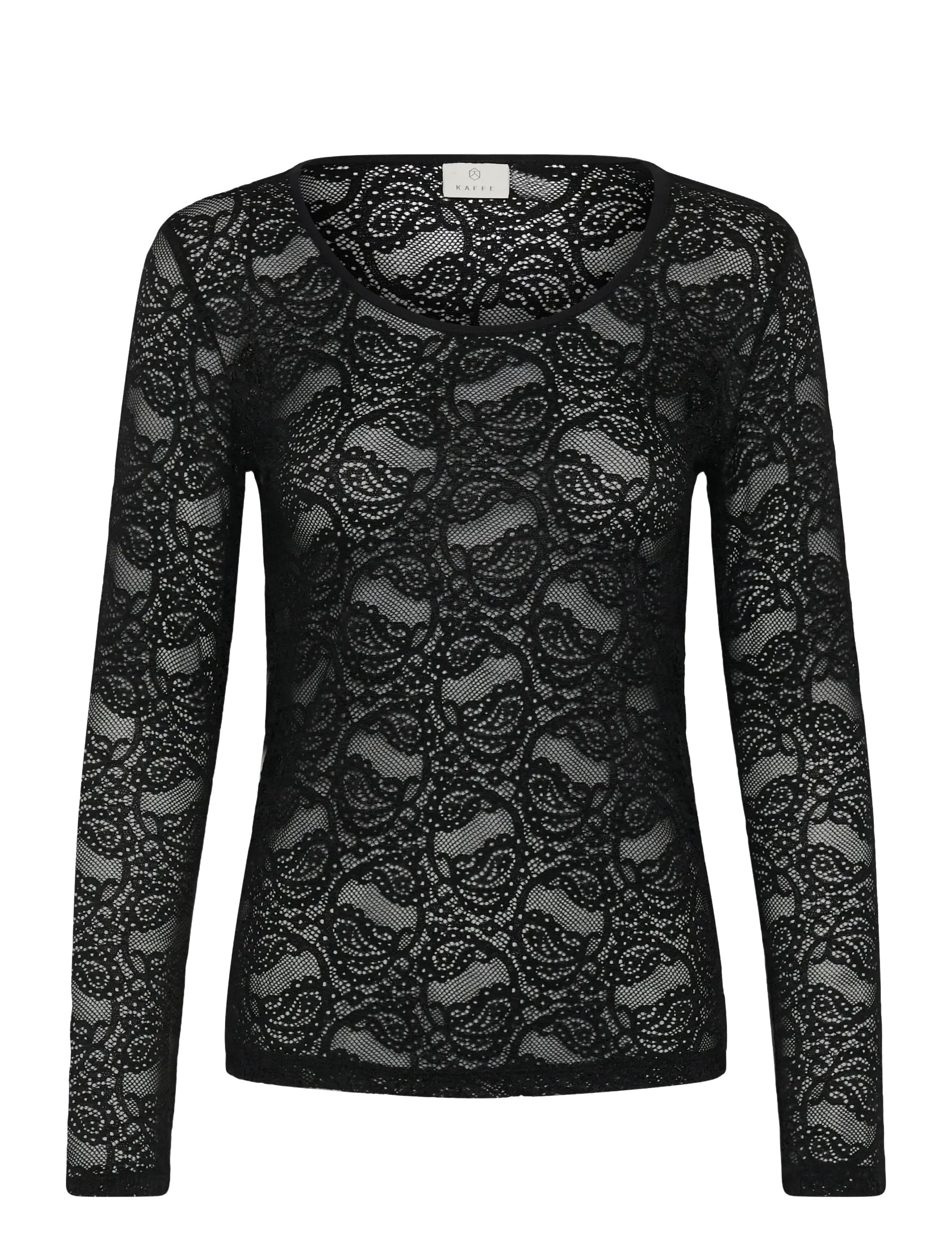 Kaffe KAlucia T-Shirt - T-shirts & Tops - BLACK DEEP / black