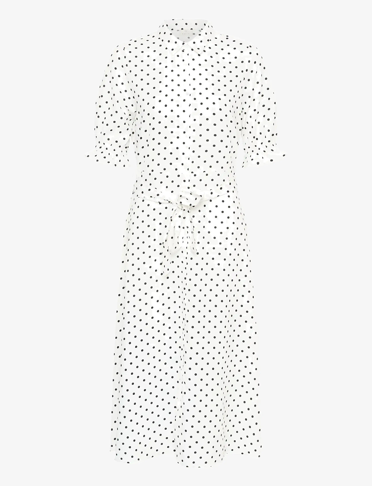 Kaffe - KAdolly Dress - hemdkleider - chalk w/ black dots - 1