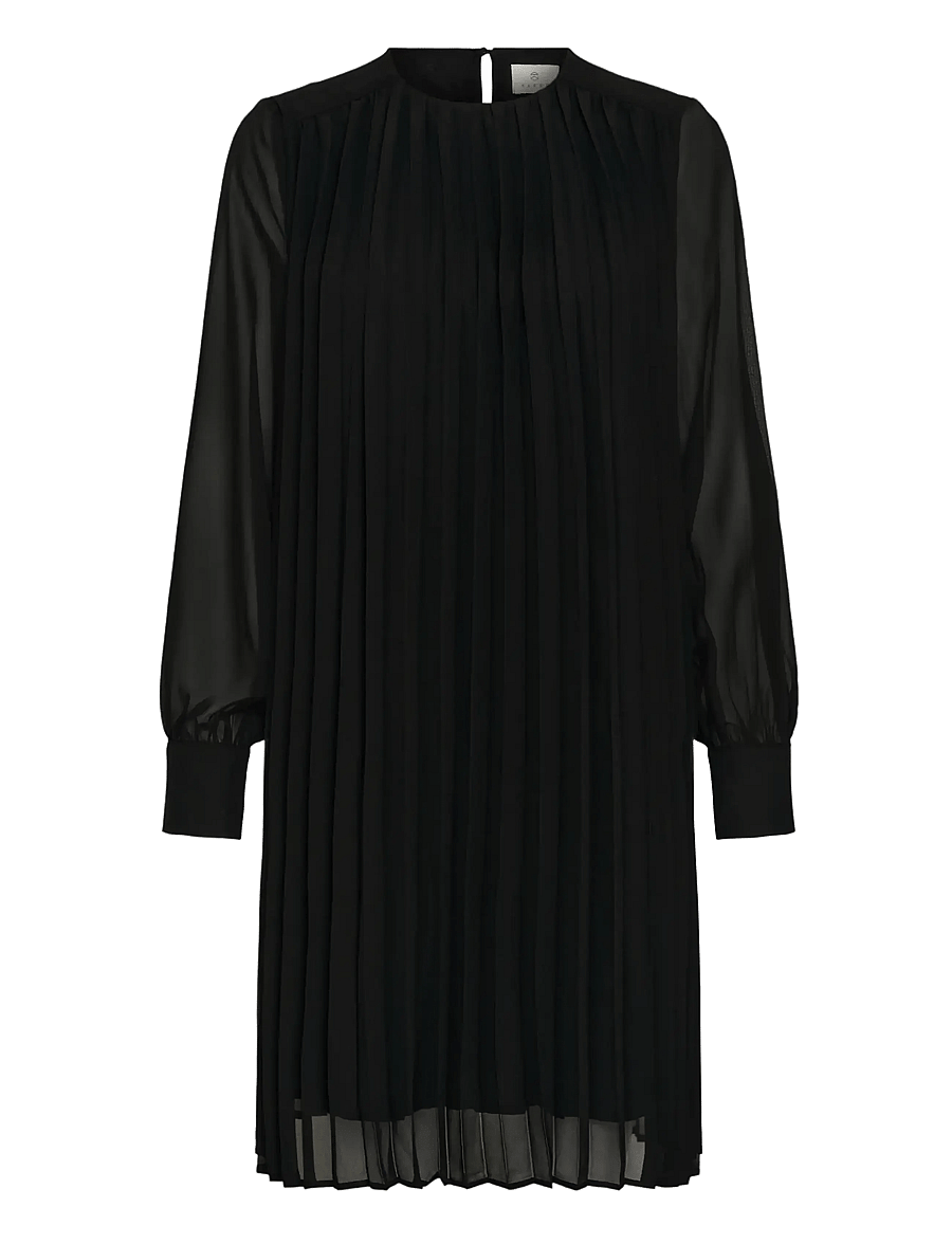 Kaffe - KAeloise Dress - midi dresses - black deep - 0