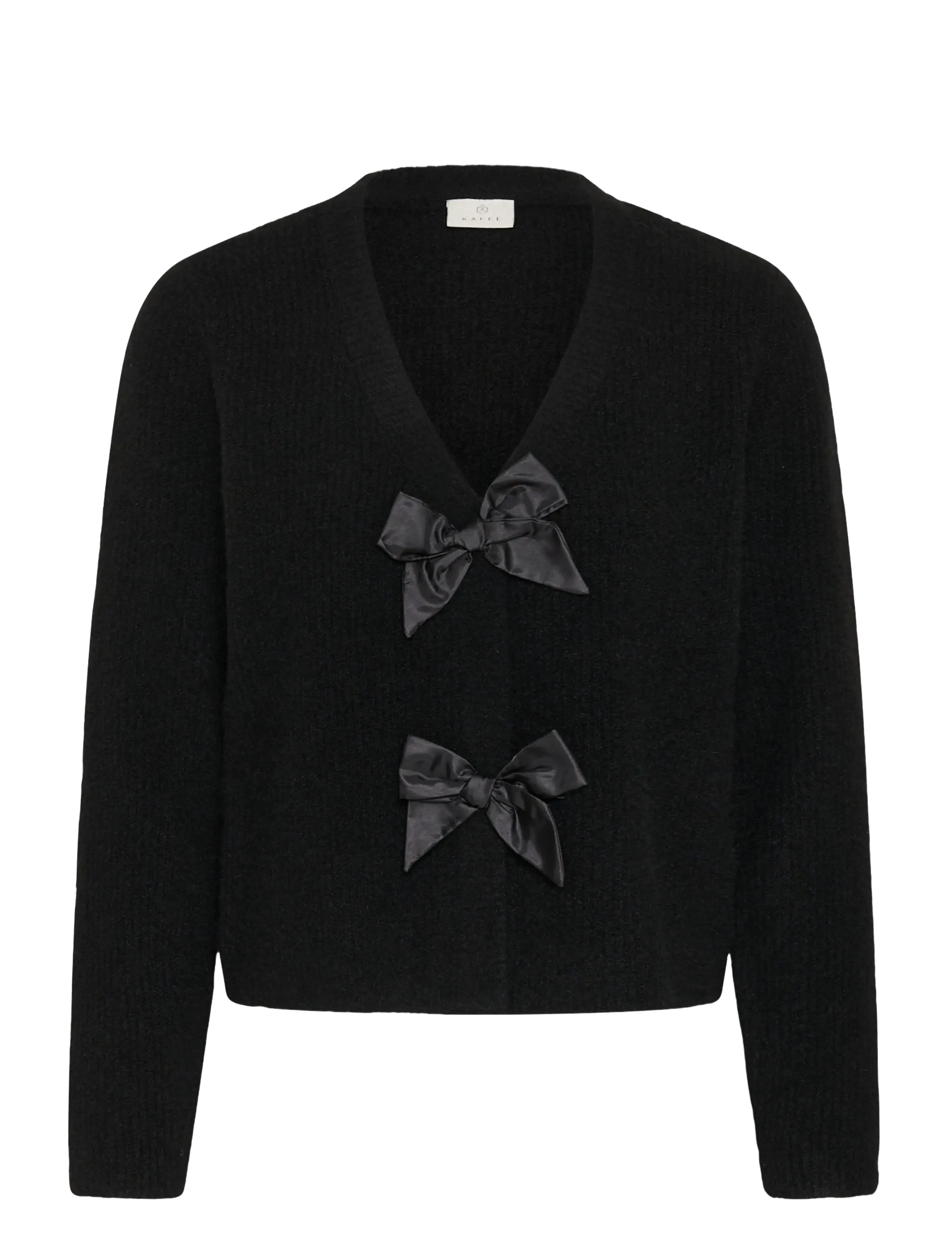 Kaffe KAmay Knit Cardigan - Cardigans - BLACK DEEP / black