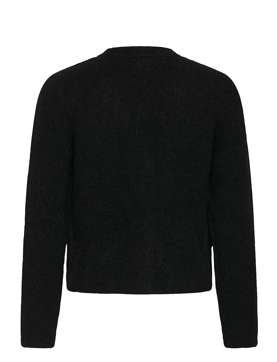 Kaffe - KAmay Knit Cardigan - strickjacken - black deep - 1