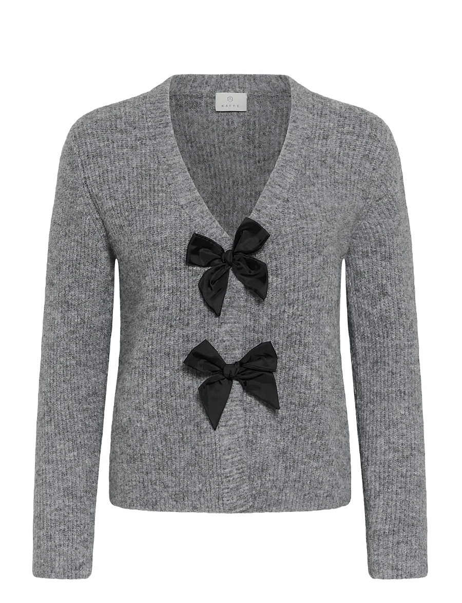 Kaffe - KAmay Knit Cardigan - kardiganid - grey melange - 0