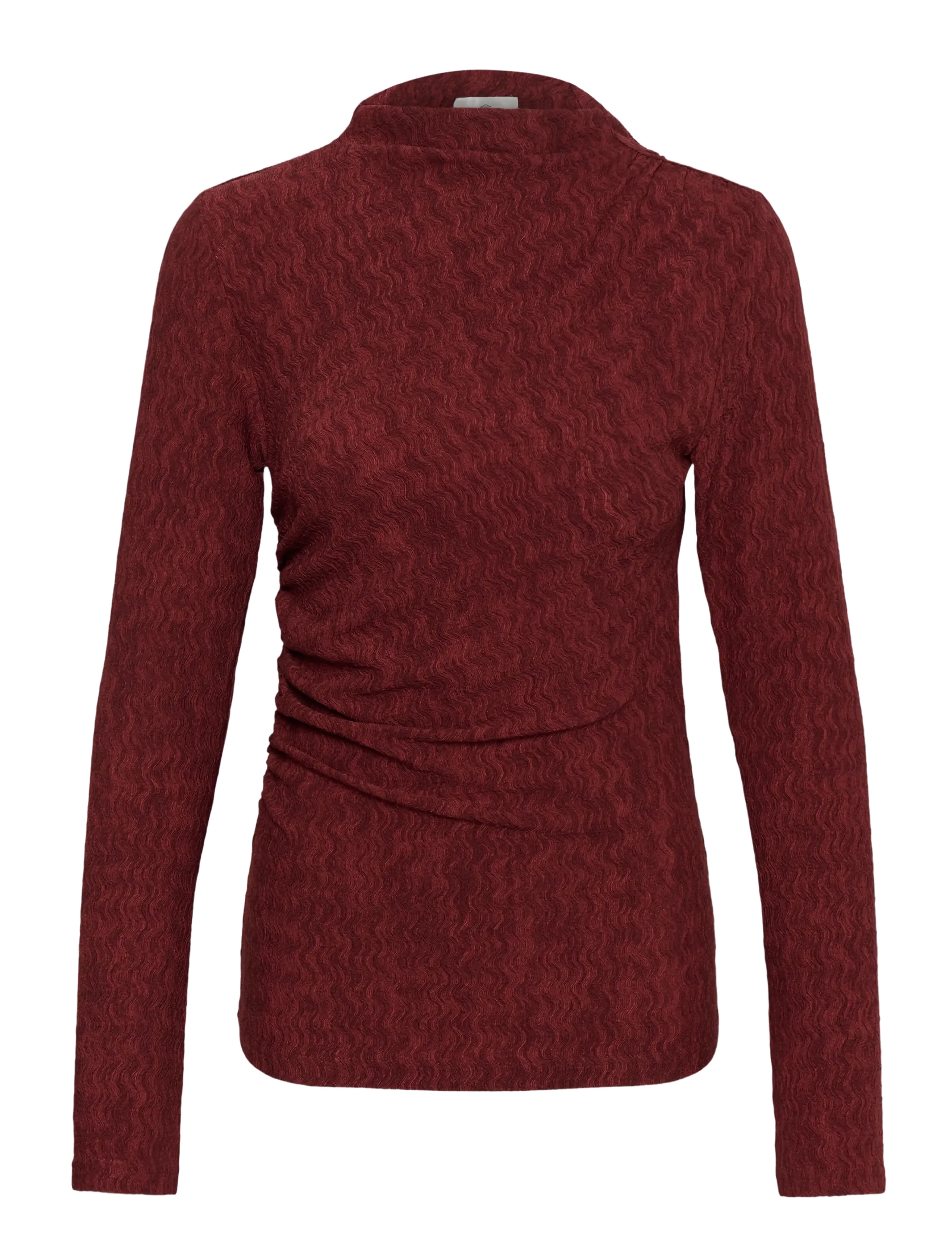 Kaffe KArita Jersey Blouse - Blusen - PORT / burgundy