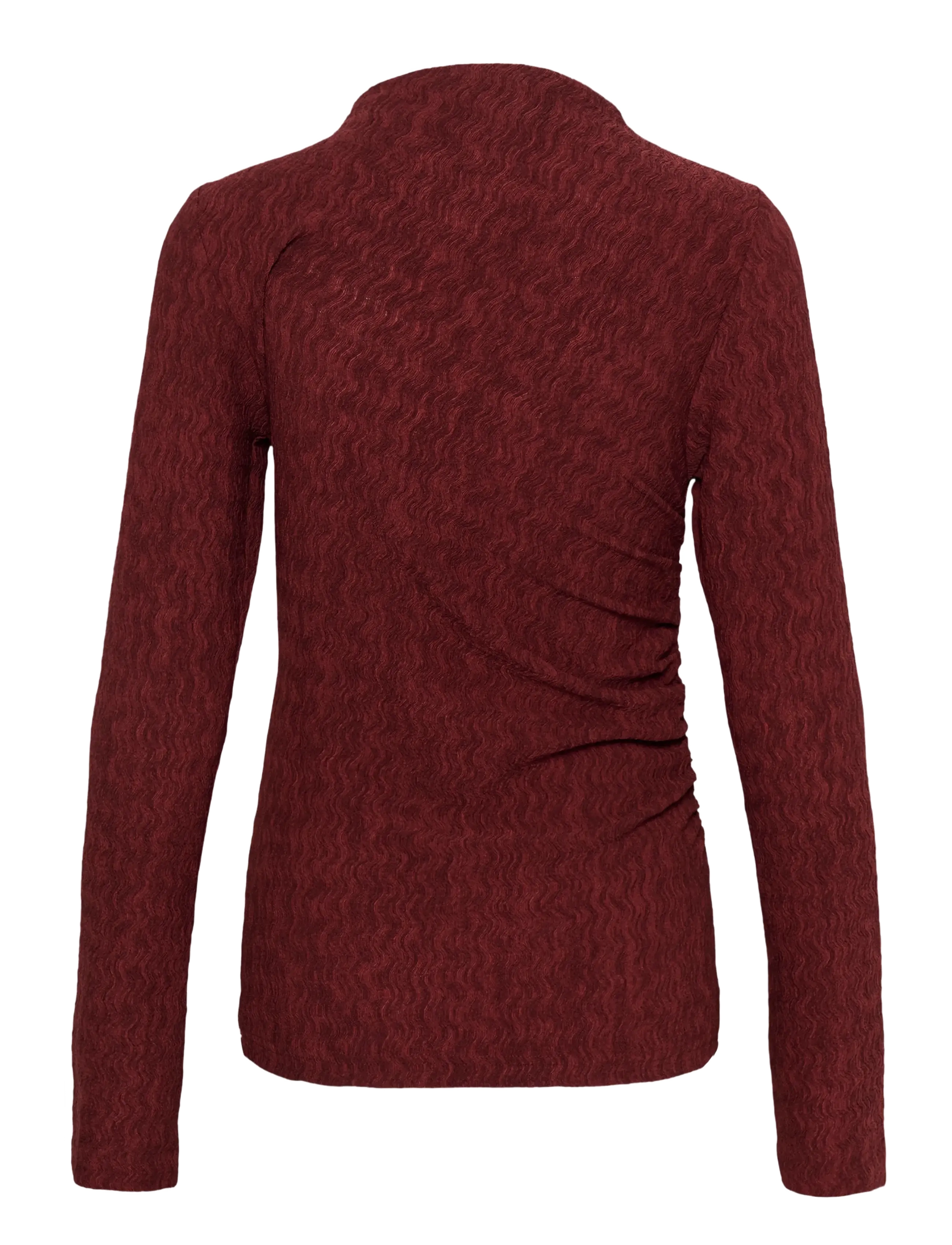 Kaffe - KArita Jersey Blouse - port - 1