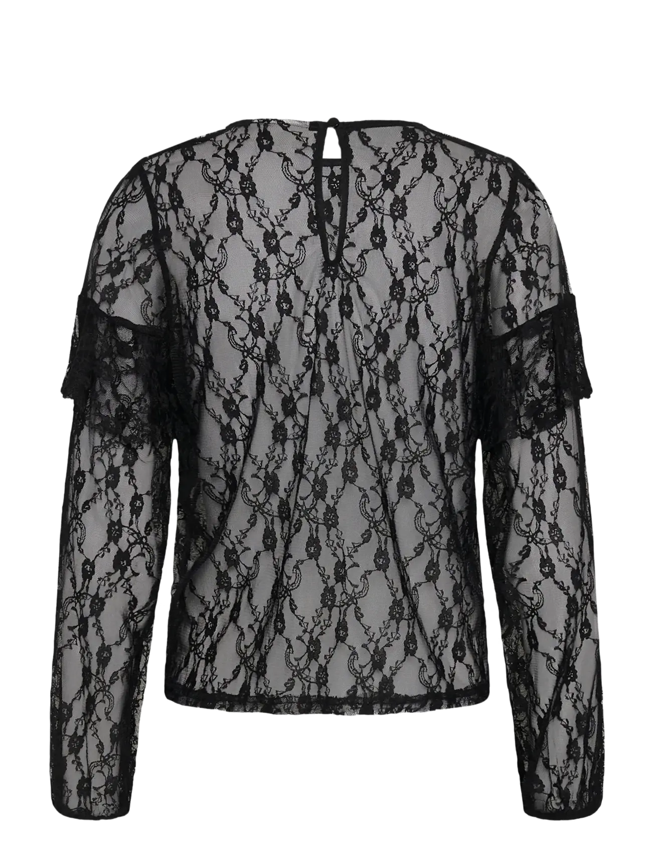 Kaffe - KAace Blouse - long sleeved blouses - black deep - 1