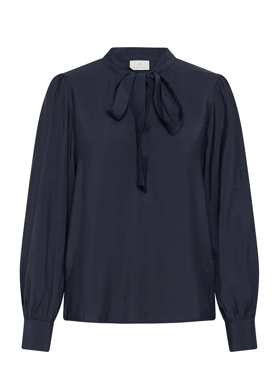 Kaffe - KAmaria Blouse - pikkade varrukatega pluusid - graphite - 0