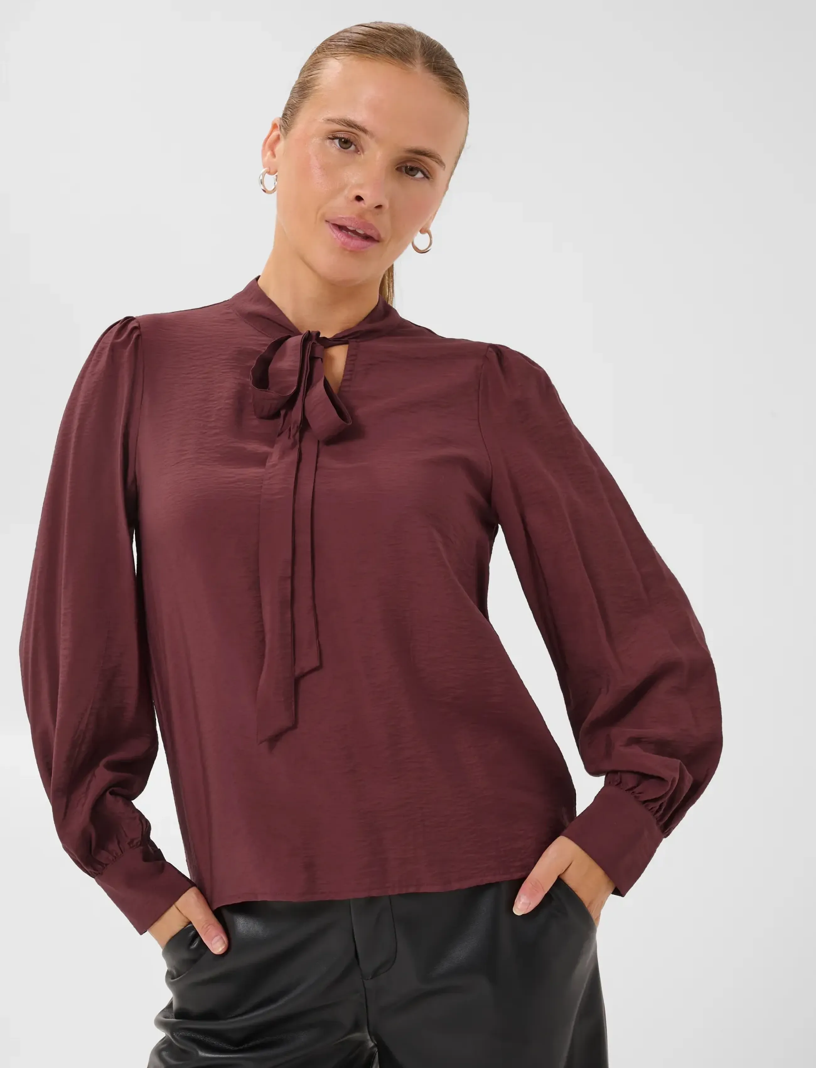 Kaffe - KAmaria Blouse - pikkade varrukatega pluusid - port - 5